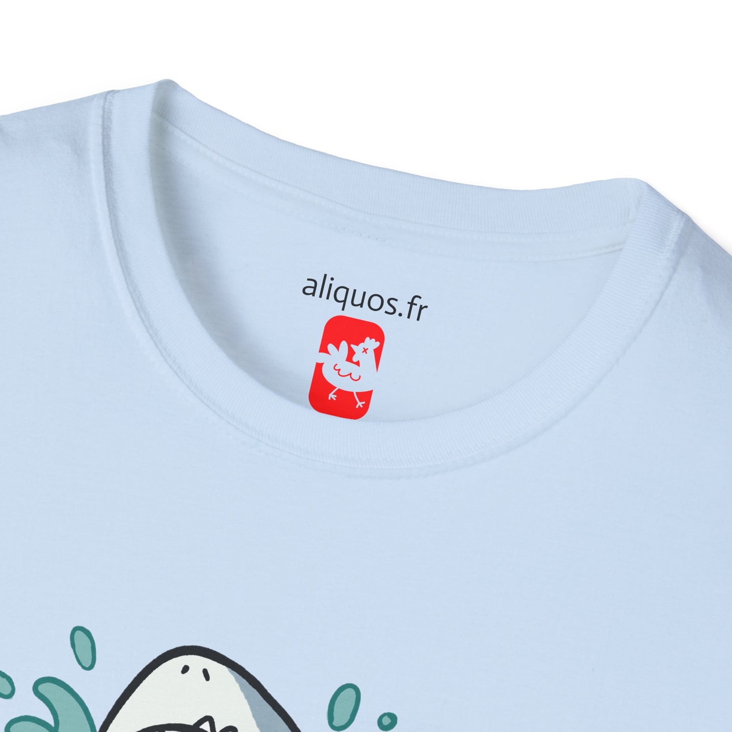 T-shirt unisexe - Surprise Shark - Aliquos
