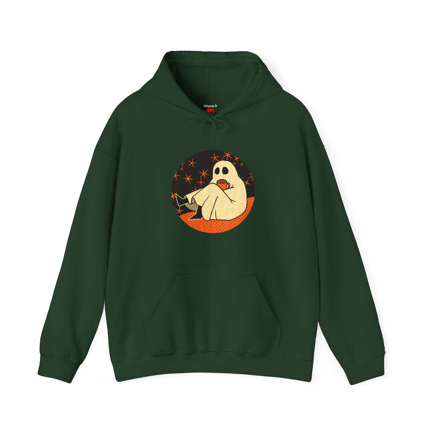Sweat à capuche unisexe - Motif « Moonlit Coffee »