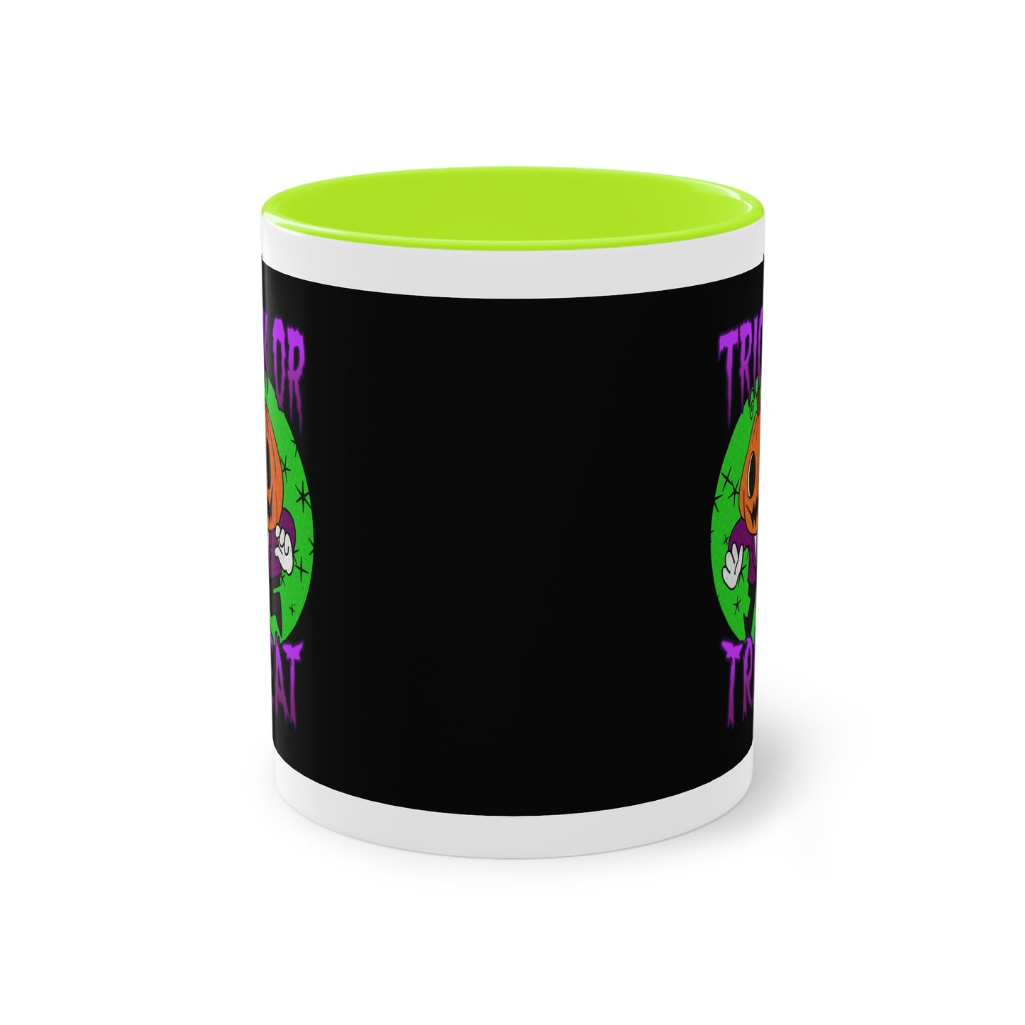 Two Tone Mug - Halloween Jack O' Lantern - ALIQUOS