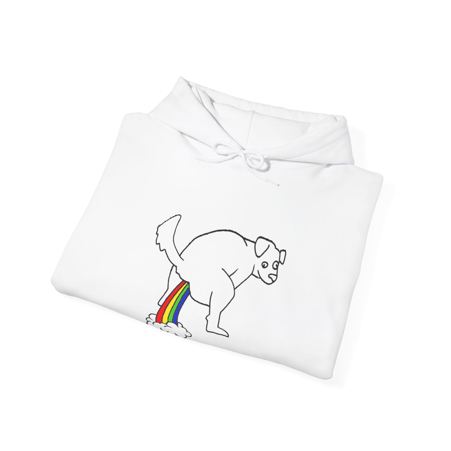 Unisex Hooded Sweatshirt - Doggy Rainbow Factory - ALIQUOS