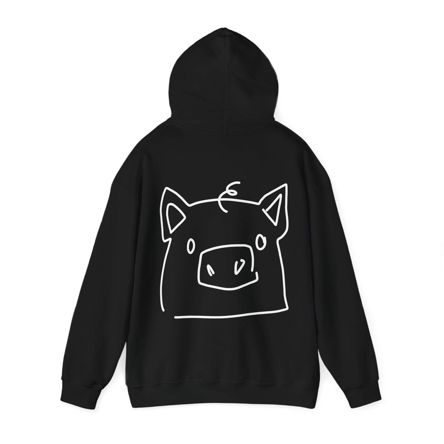 Piggy Face Unisex Hooded Sweatshirt - ALIQUOS