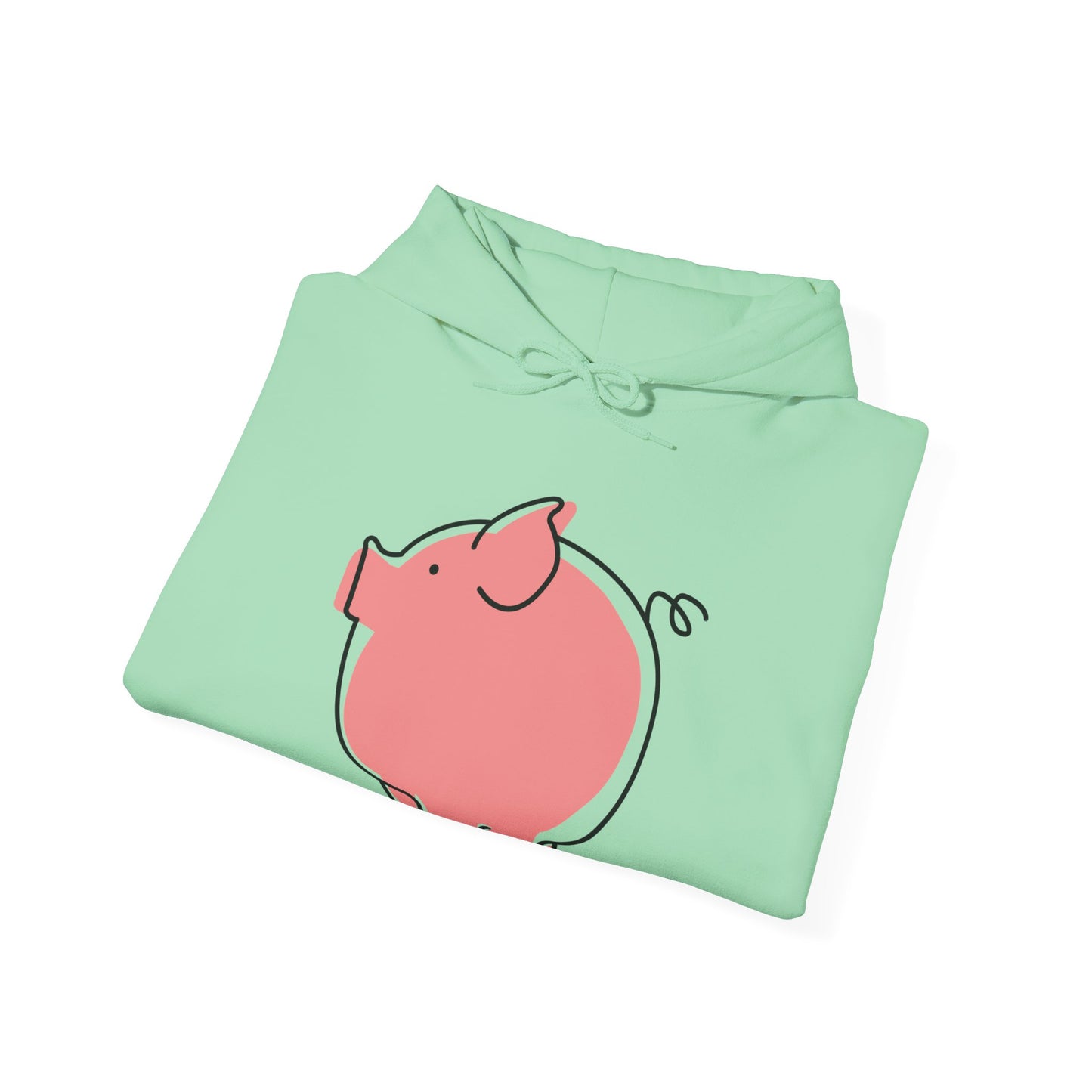 Pudgy Piggy Unisex Hooded Sweatshirt - ALIQUOS