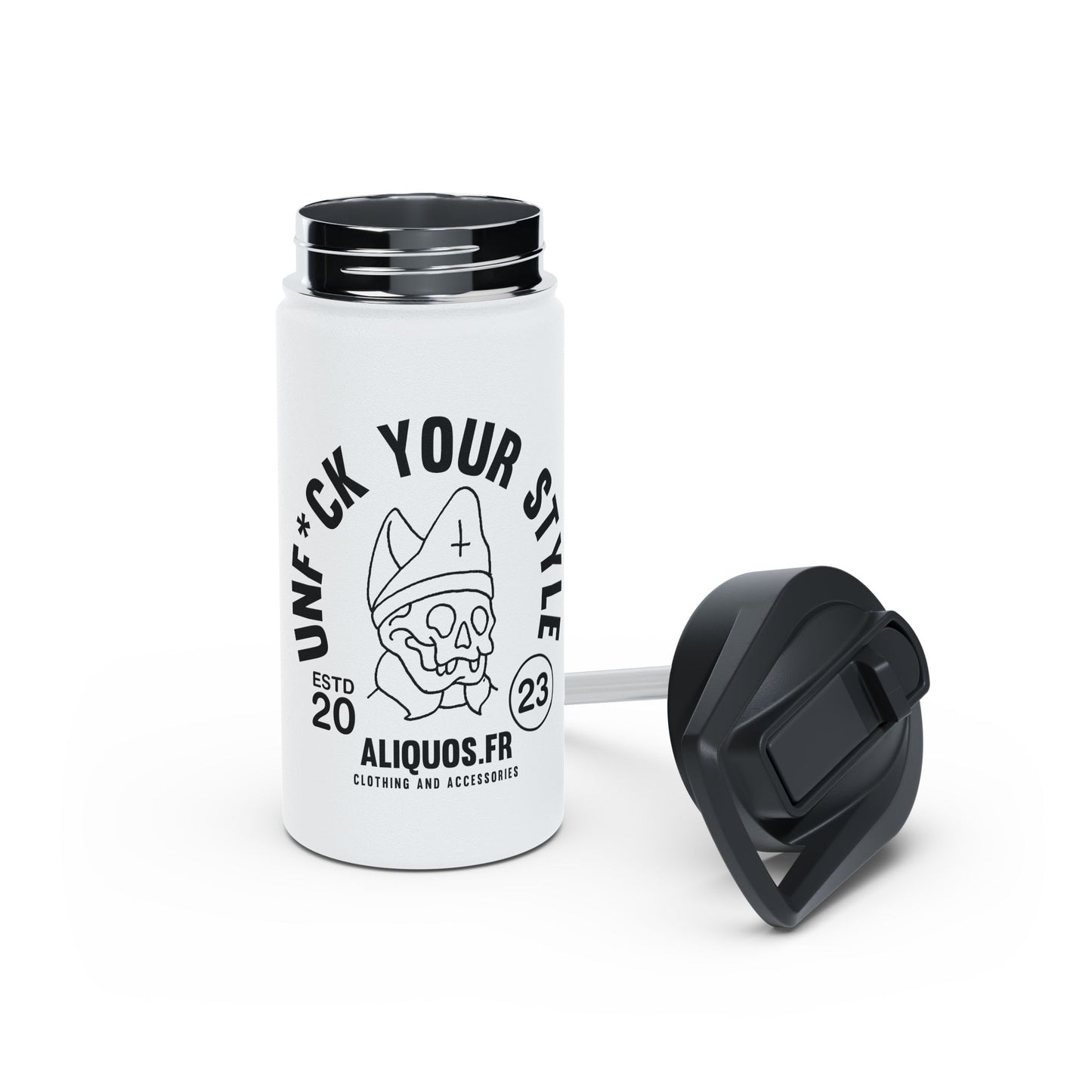 Evil Bishop Stainless Steel Water Bottle, Standard Lid - ALIQUOS
