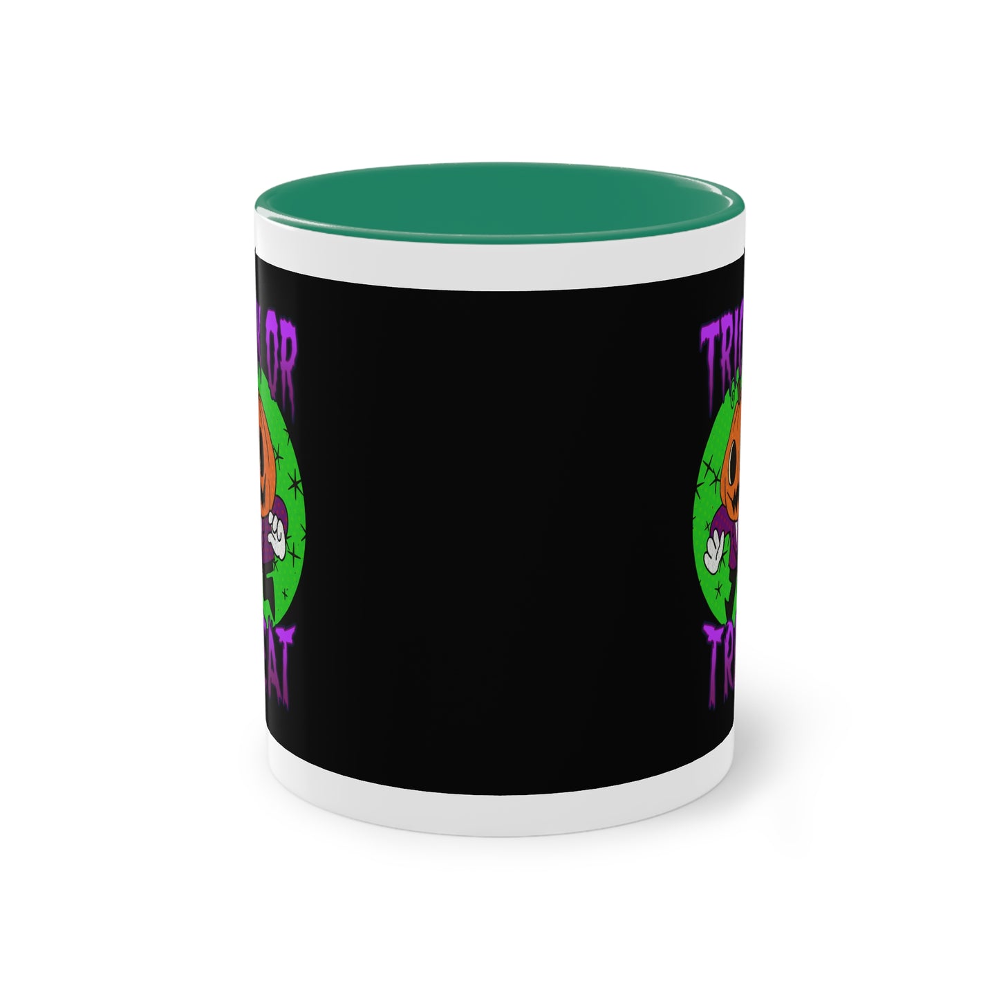 Two Tone Mug - Halloween Jack O' Lantern - ALIQUOS