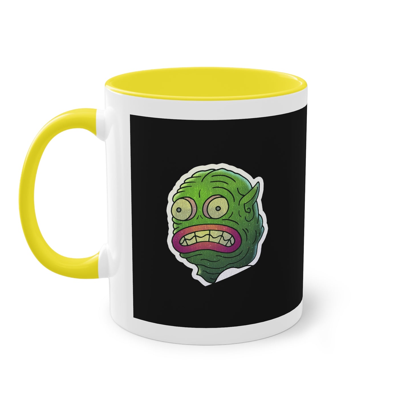 Two Tone Mug - Water Monster Design - ALIQUOS
