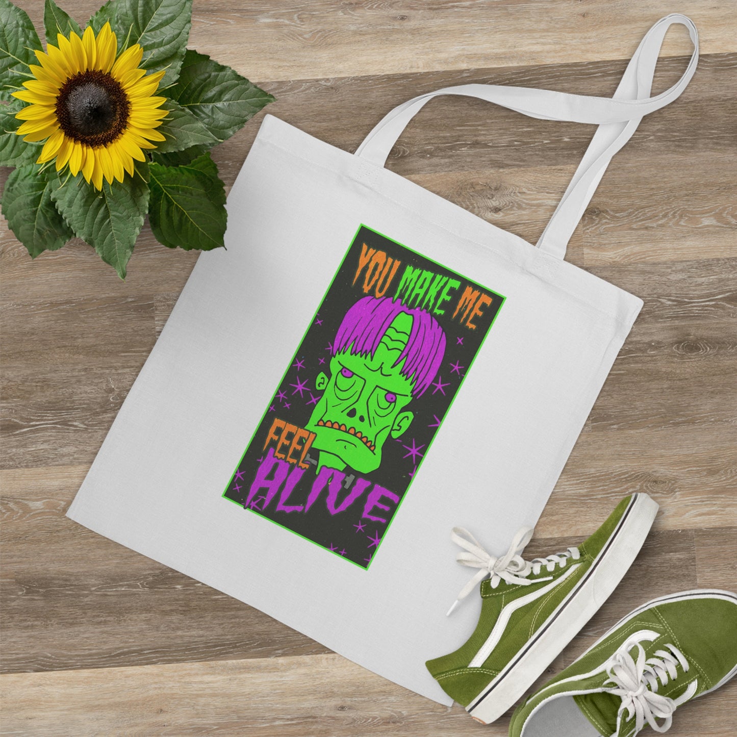 Tote Bag - Frankenstein Monster Design - ALIQUOS