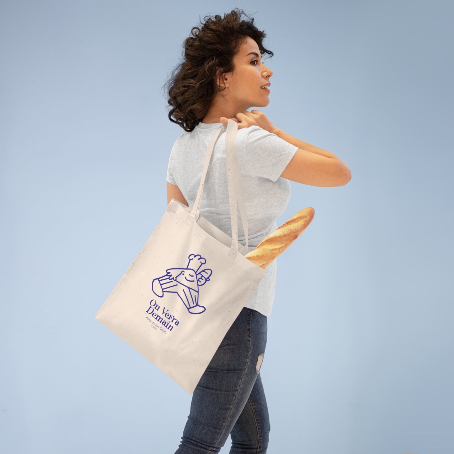 Baker Boy Tote Bag - On Verra Demain - Aliquos