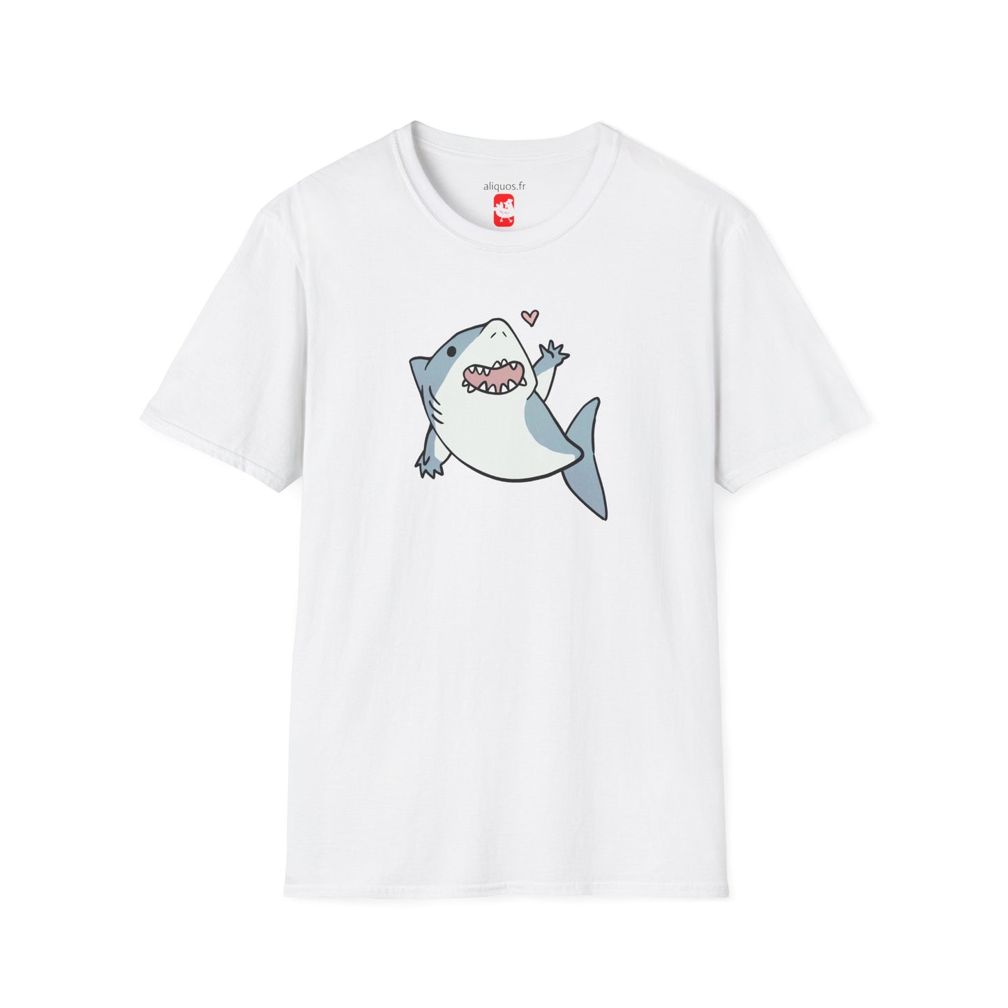 Unisex T-Shirt - Cute Little Shark Wave - Aliquos