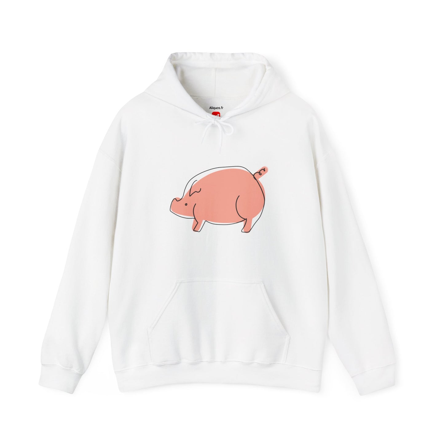 Chubby Piggy Unisex Hooded Sweatshirt - ALIQUOS