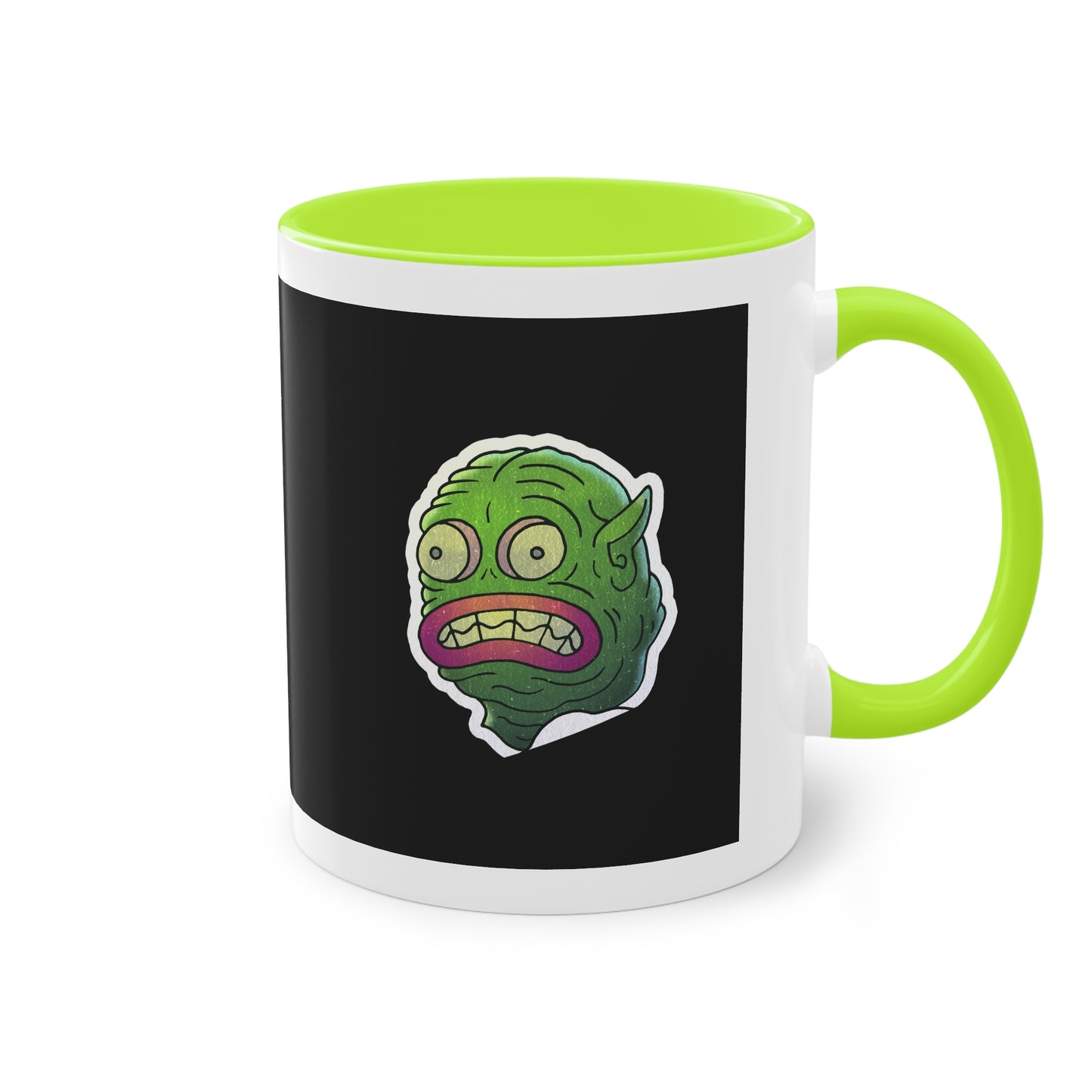 Two Tone Mug - Water Monster Design - ALIQUOS
