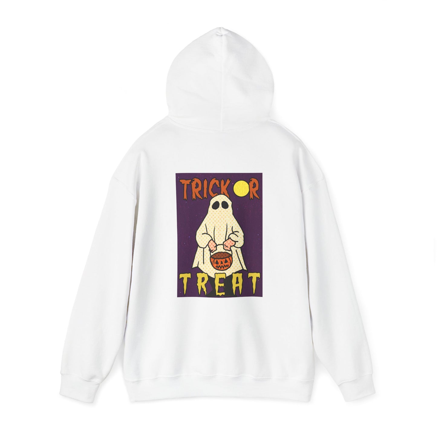 Sweat à capuche unisexe - Motif « Trick or Treat Ghost »