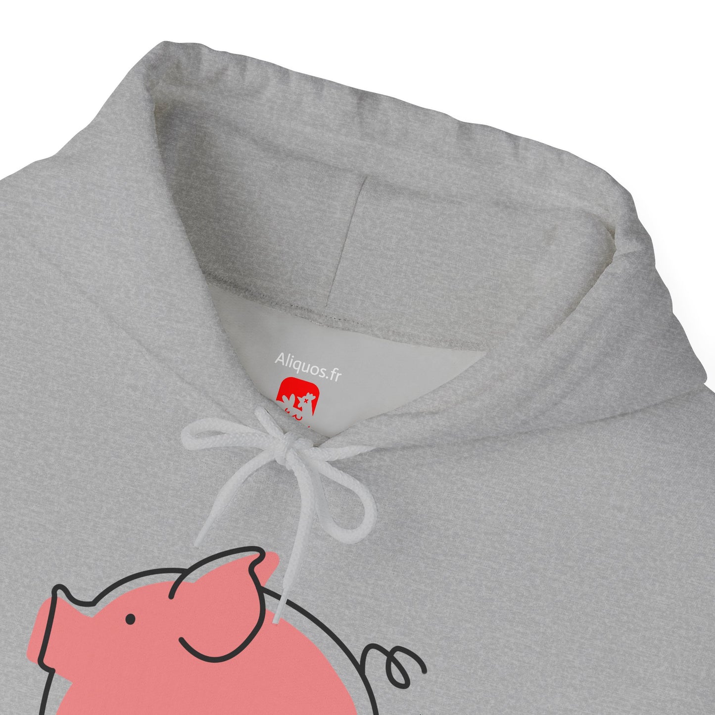 Pudgy Piggy Unisex Hooded Sweatshirt - ALIQUOS
