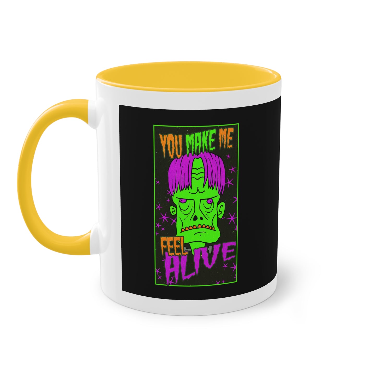 Two Tone Mug - Frankenstein Monster Design - ALIQUOS