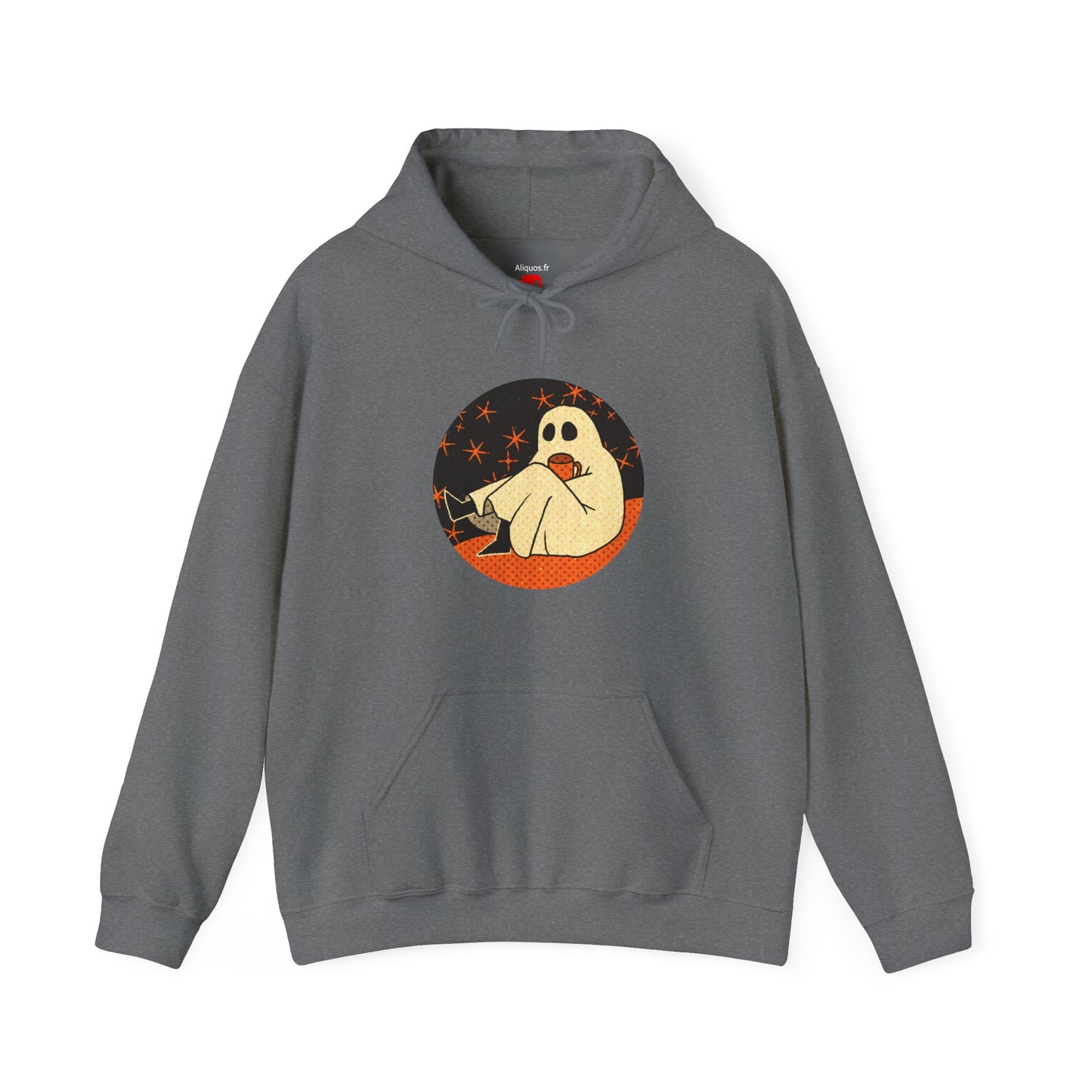 Sweat à capuche unisexe - Motif « Moonlit Coffee »