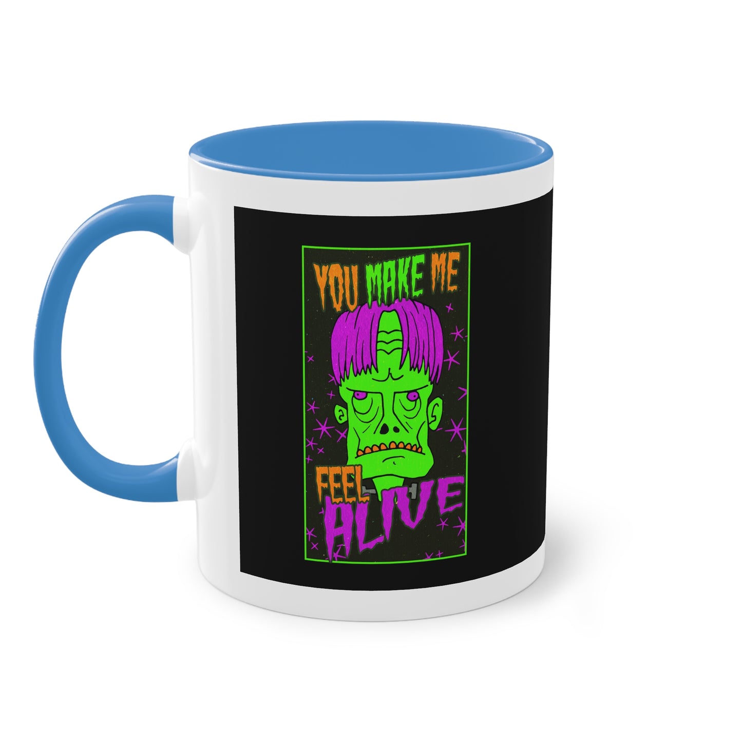 Two Tone Mug - Frankenstein Monster Design - ALIQUOS
