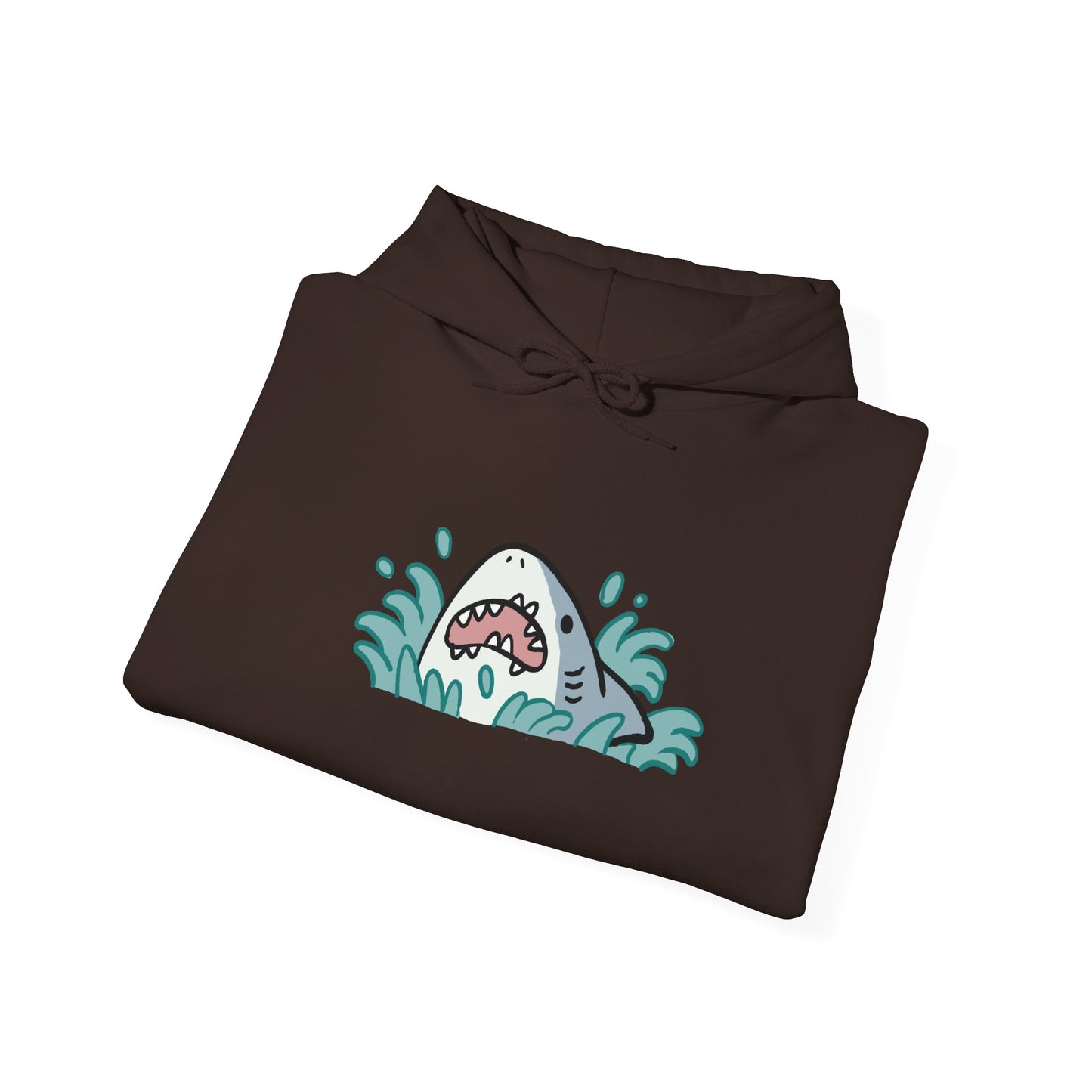 Unisex Hooded Sweatshirt - Surprise Shark - Aliquos