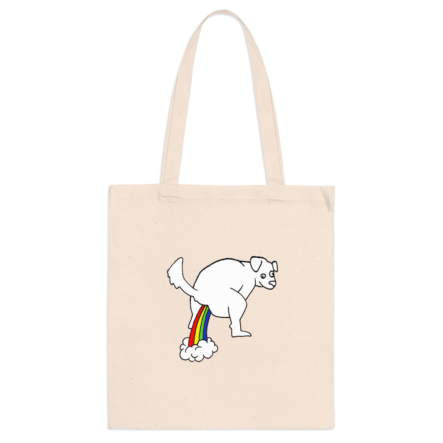 Tote Bag - 'Doggy Rainbow Factory' - ALIQUOS