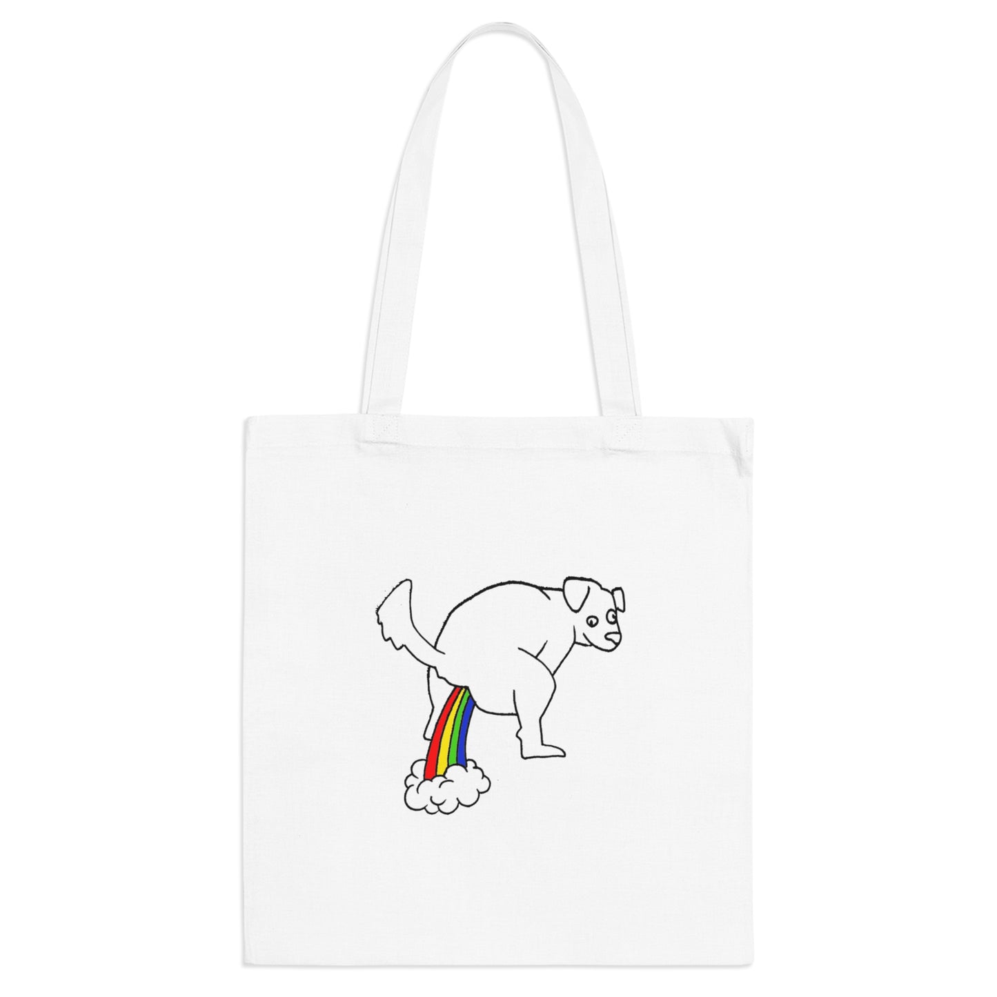Tote Bag - 'Doggy Rainbow Factory' - ALIQUOS