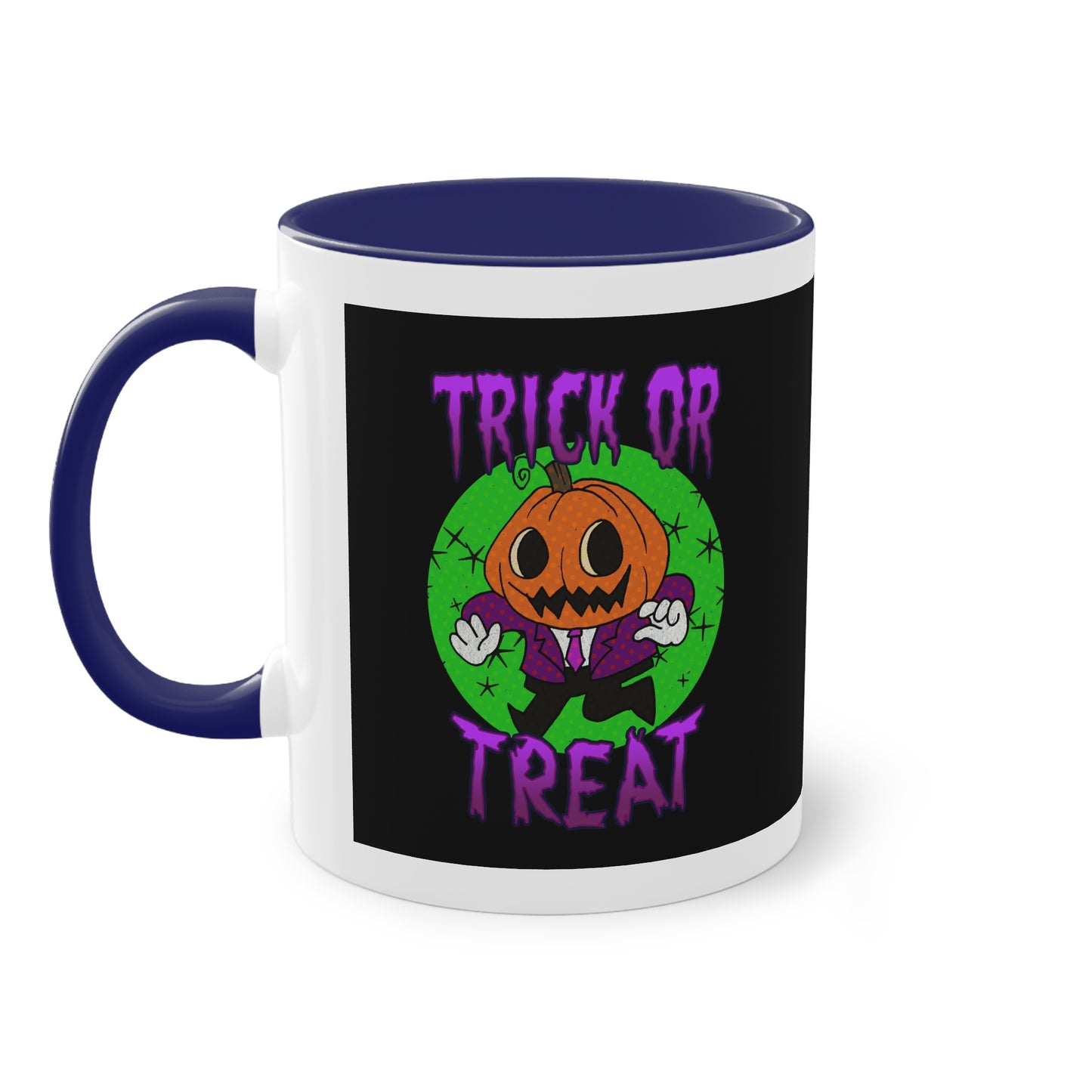 Two Tone Mug - Halloween Jack O' Lantern - ALIQUOS