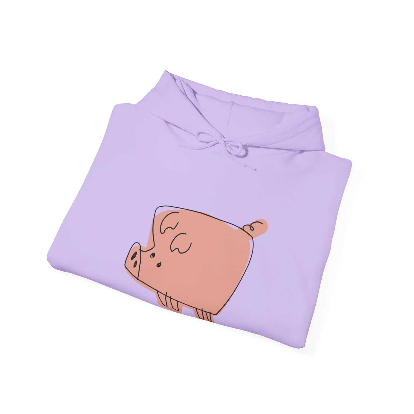 Blocky Piggy Unisex Hooded Sweatshirt - ALIQUOS