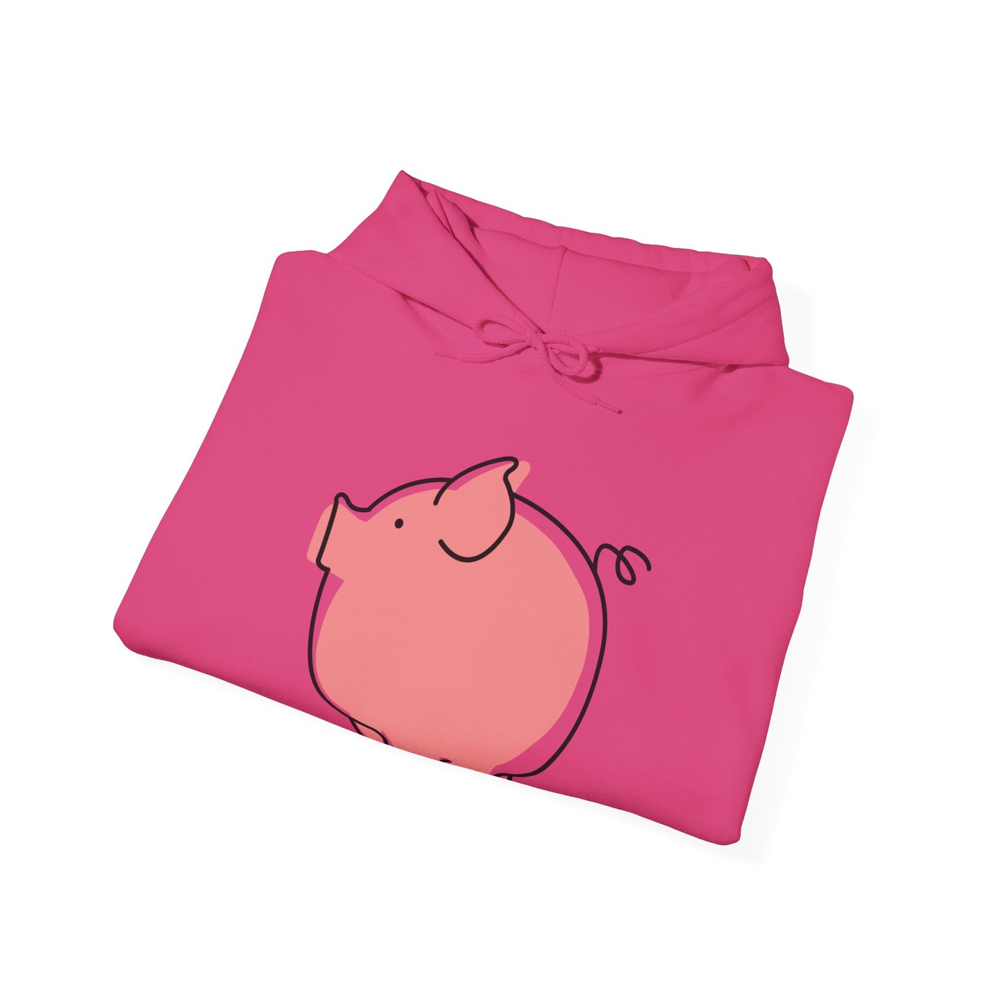 Pudgy Piggy Unisex Hooded Sweatshirt - ALIQUOS
