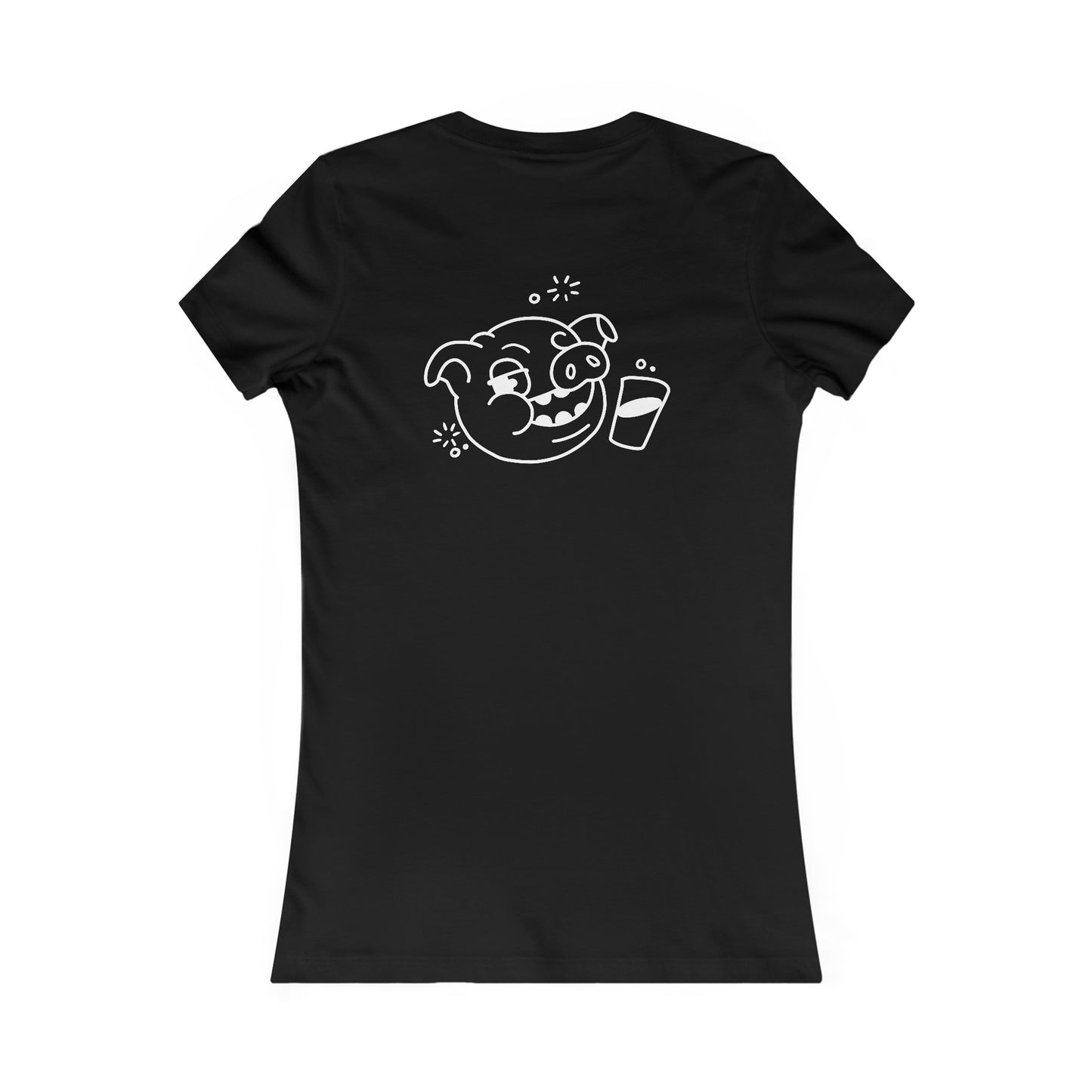Drunken Piggy Women's fitted Tee - ALIQUOS
