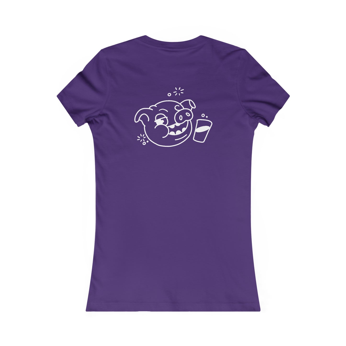 Drunken Piggy Women's fitted Tee - ALIQUOS