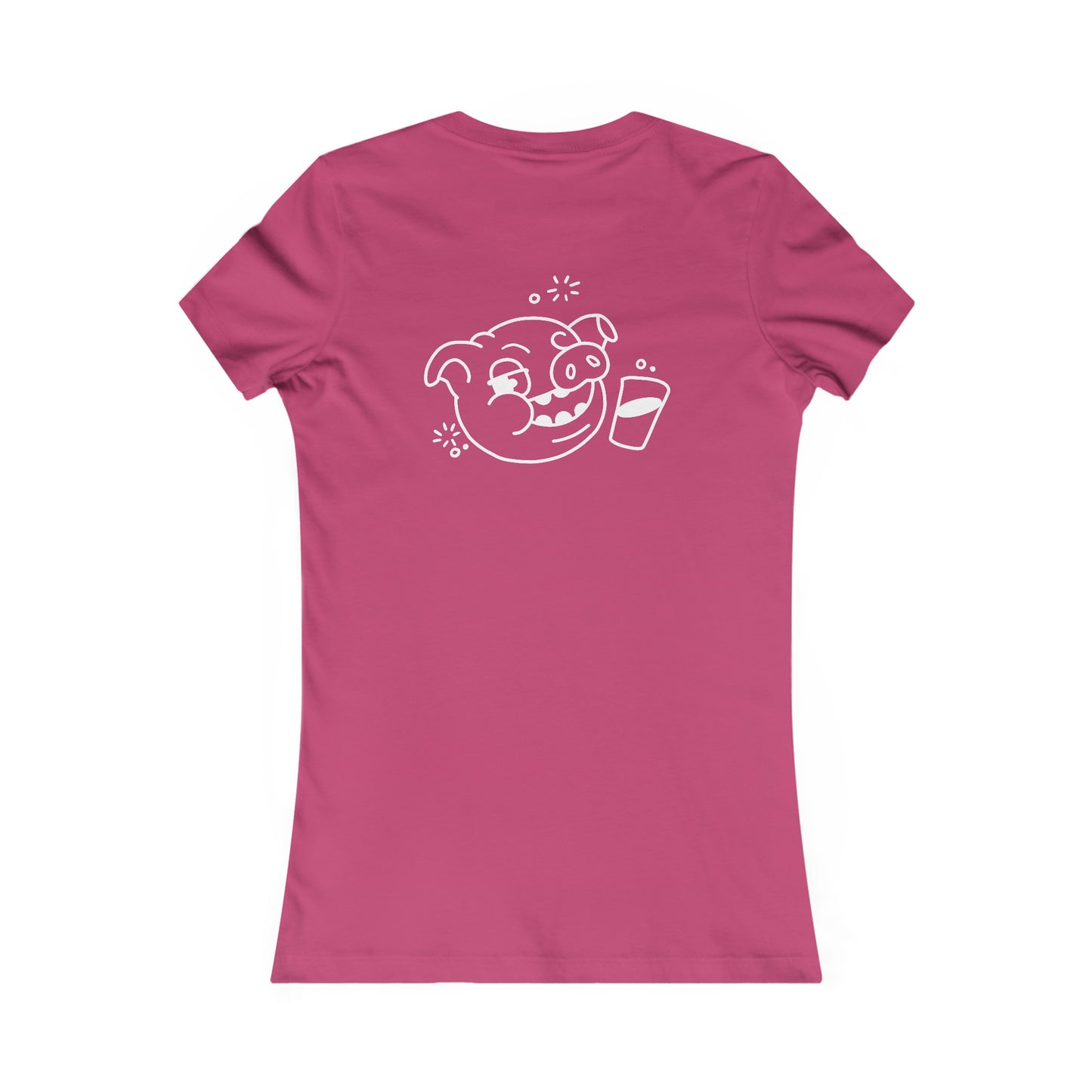 Drunken Piggy Women's fitted Tee - ALIQUOS