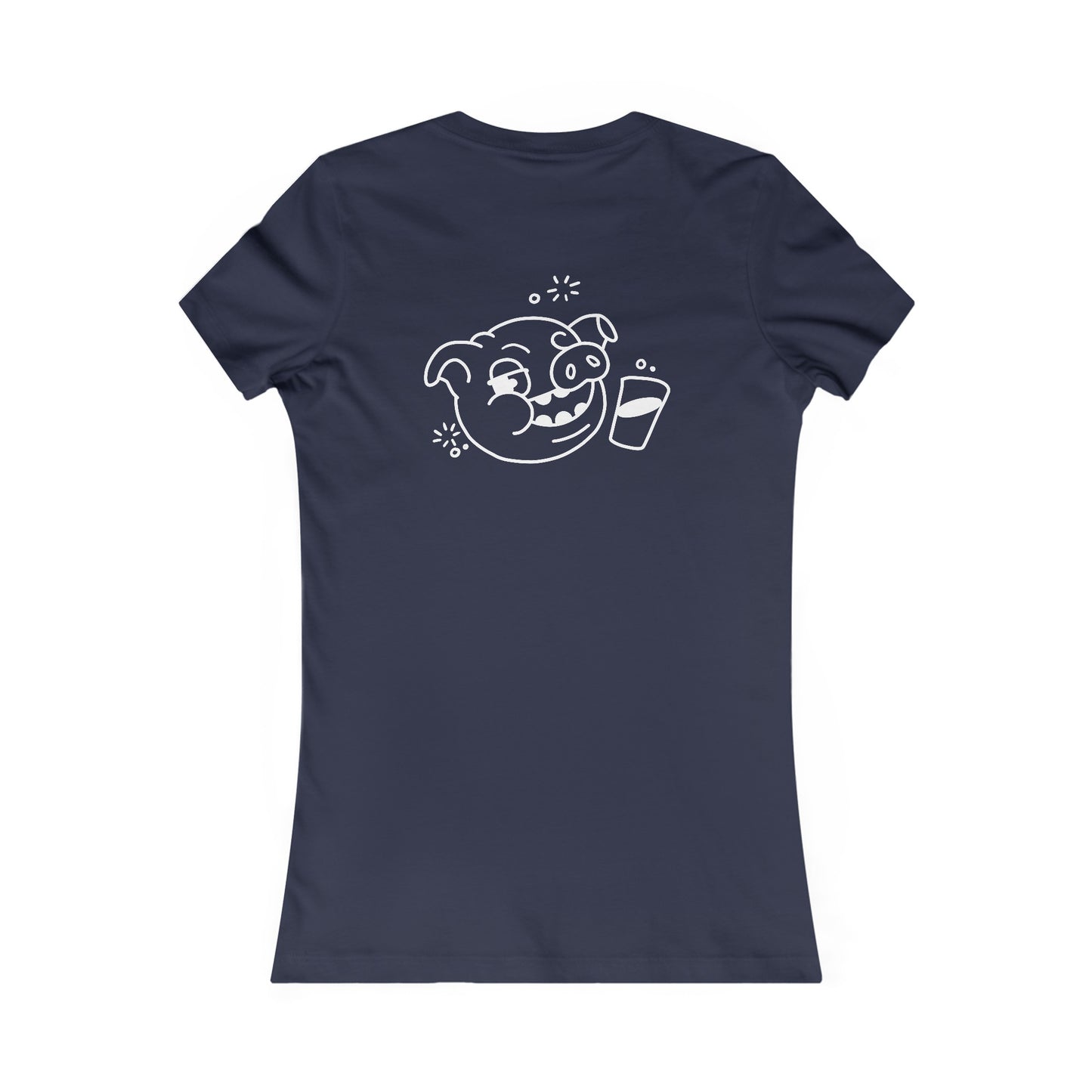 Drunken Piggy Women's fitted Tee - ALIQUOS