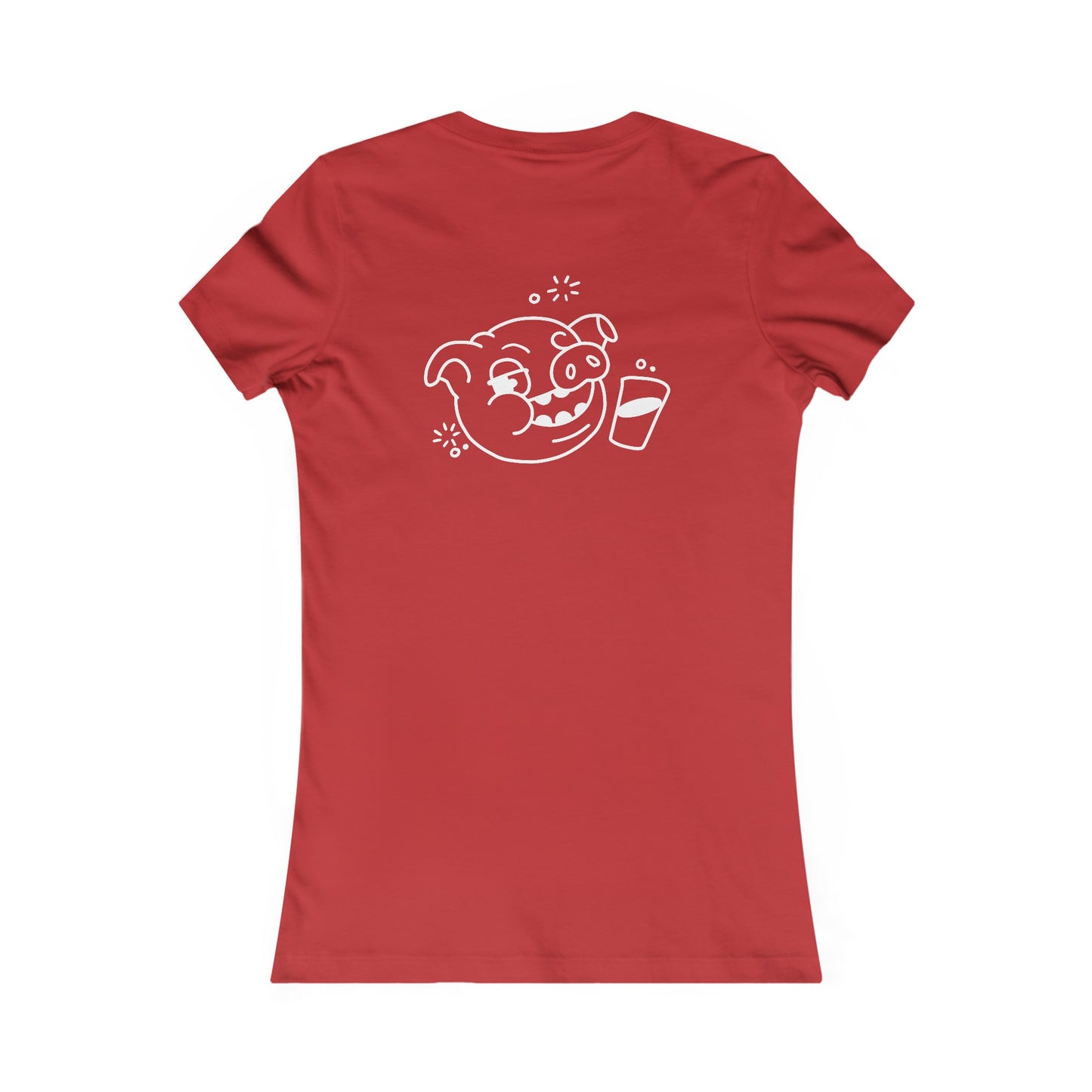 Drunken Piggy Women's fitted Tee - ALIQUOS