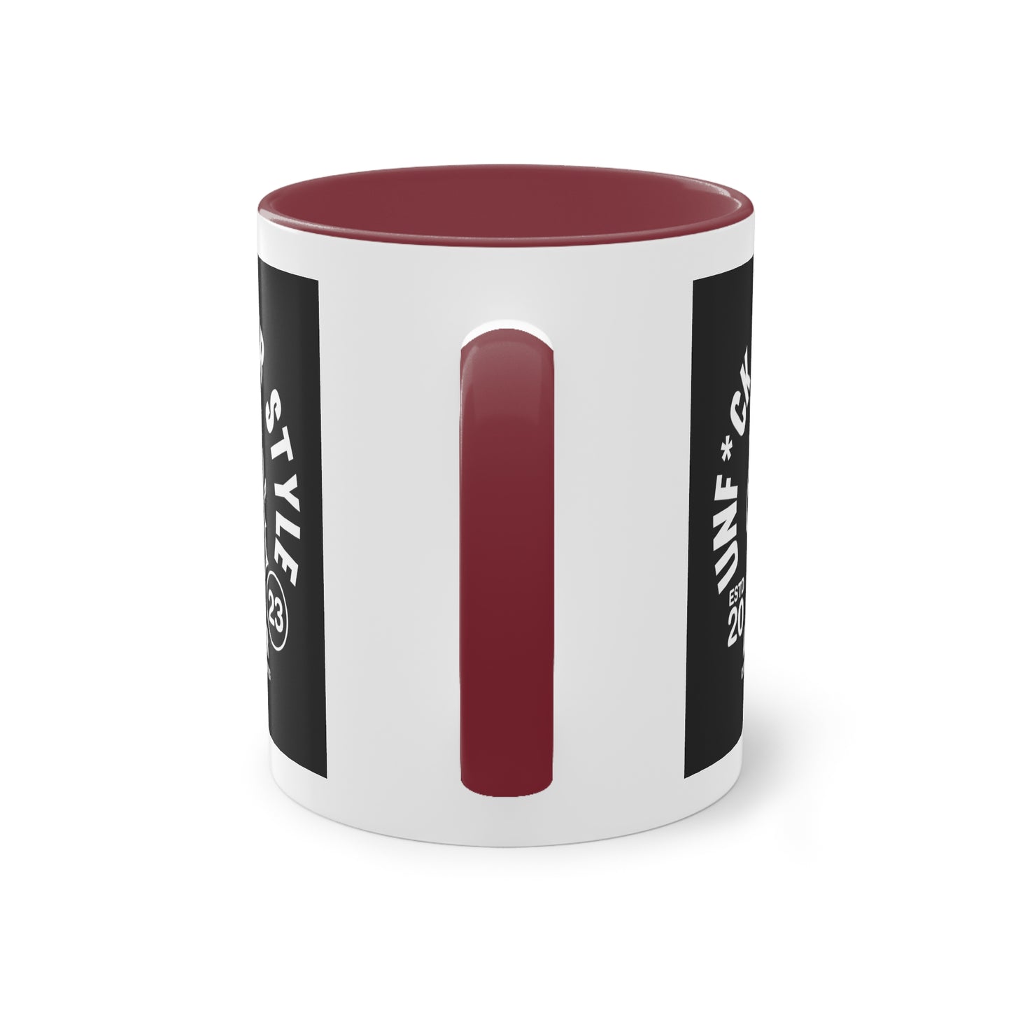 Burning Book Two-Tone Coffee Mug, 11oz - ALIQUOS