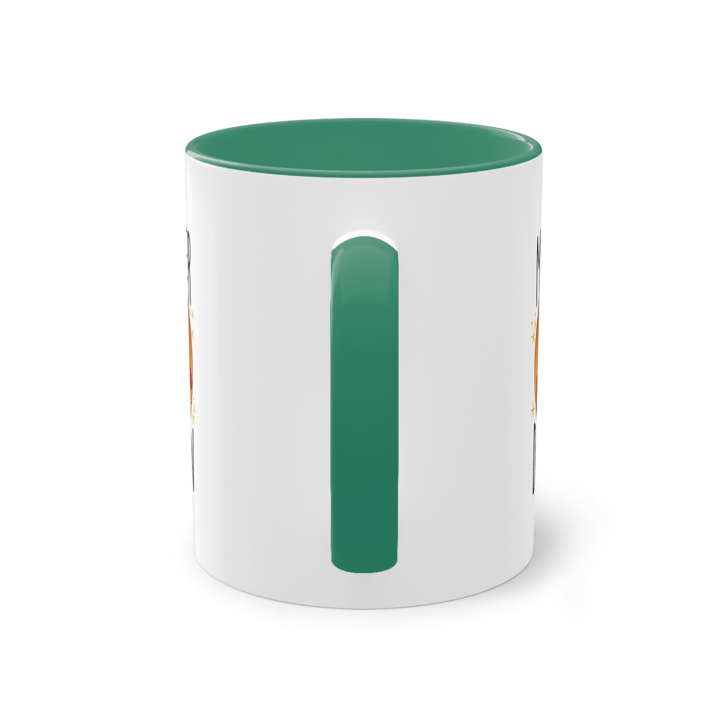 Zweifarbige Tasse – Design „Mein innerer Dämon“