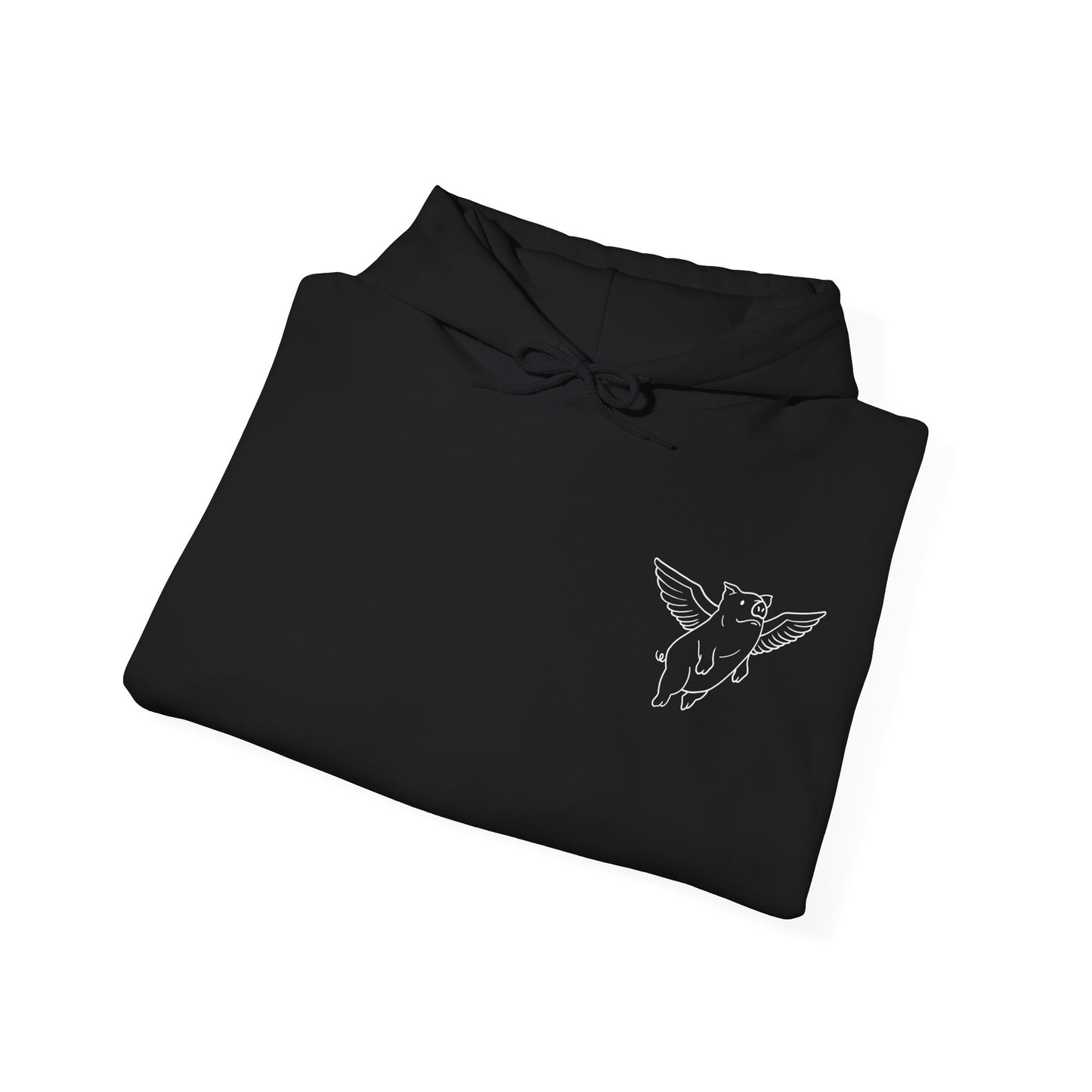 Sweat à capuche unisexe Flying Piggy