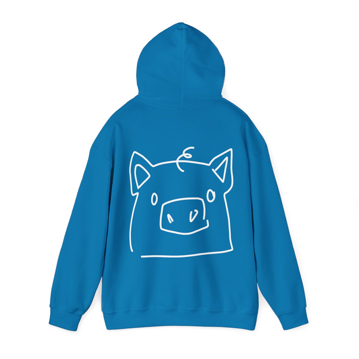 Piggy Face Unisex Hooded Sweatshirt - ALIQUOS