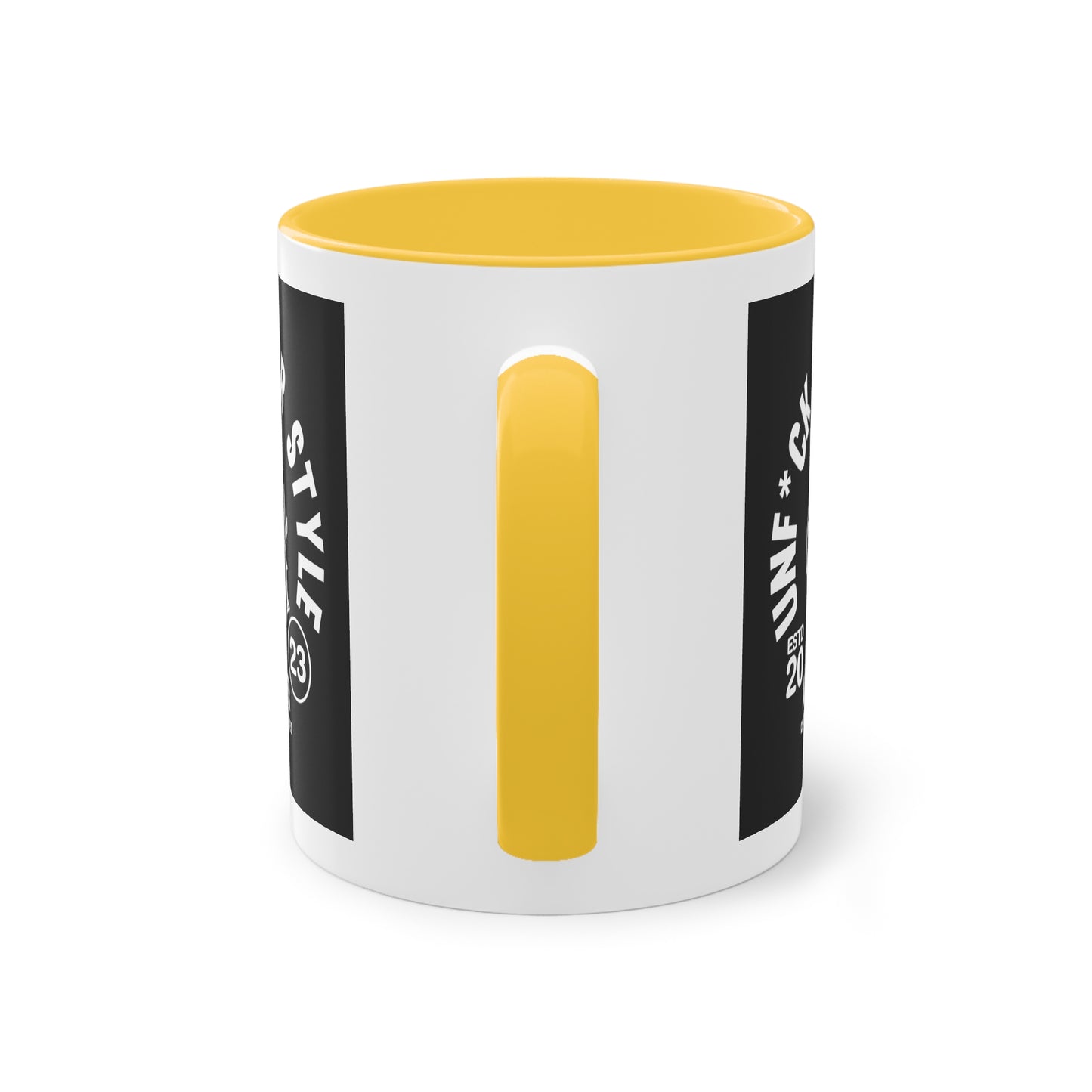Burning Book Two-Tone Coffee Mug, 11oz - ALIQUOS
