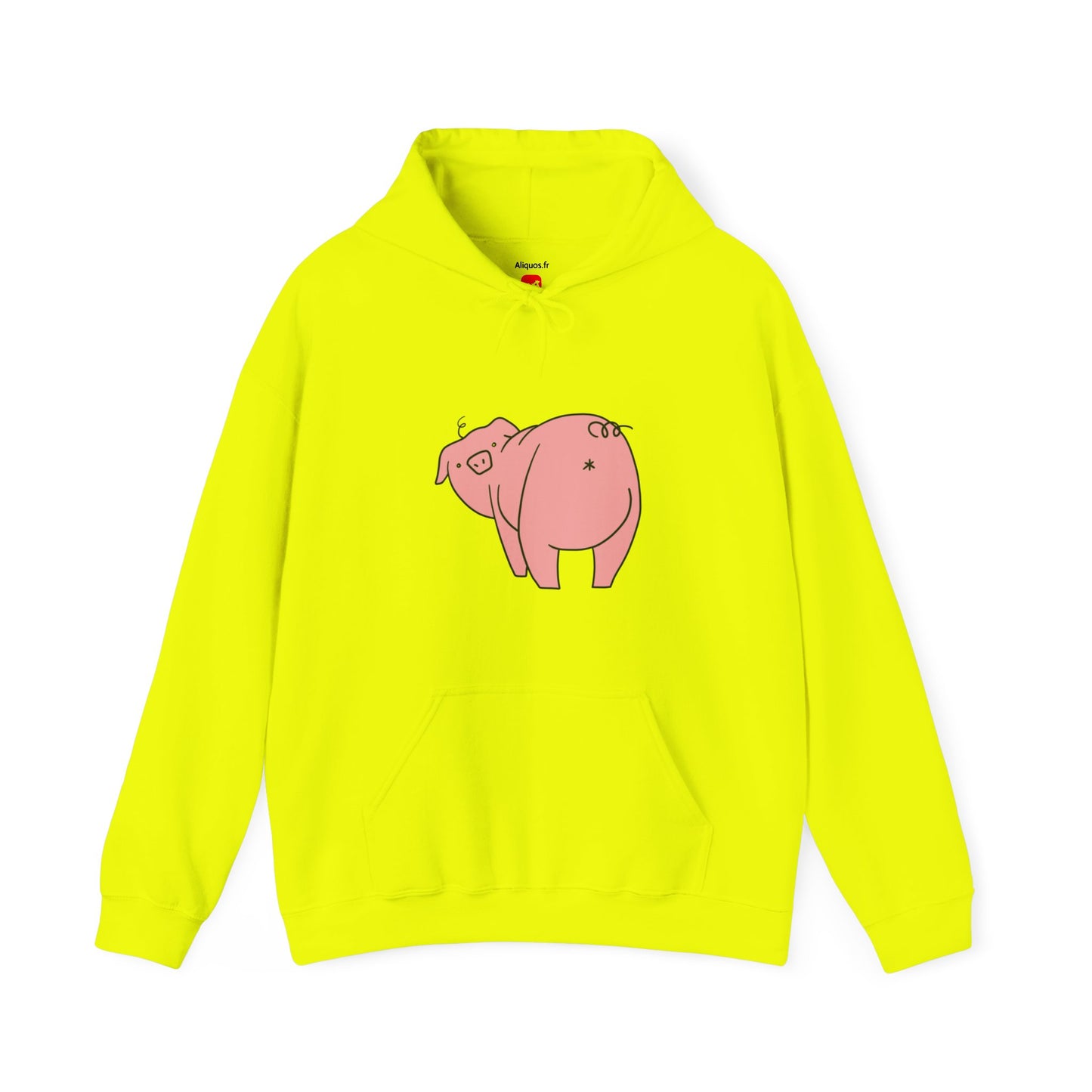 Piggy Rear Unisex Hooded Sweatshirt - ALIQUOS
