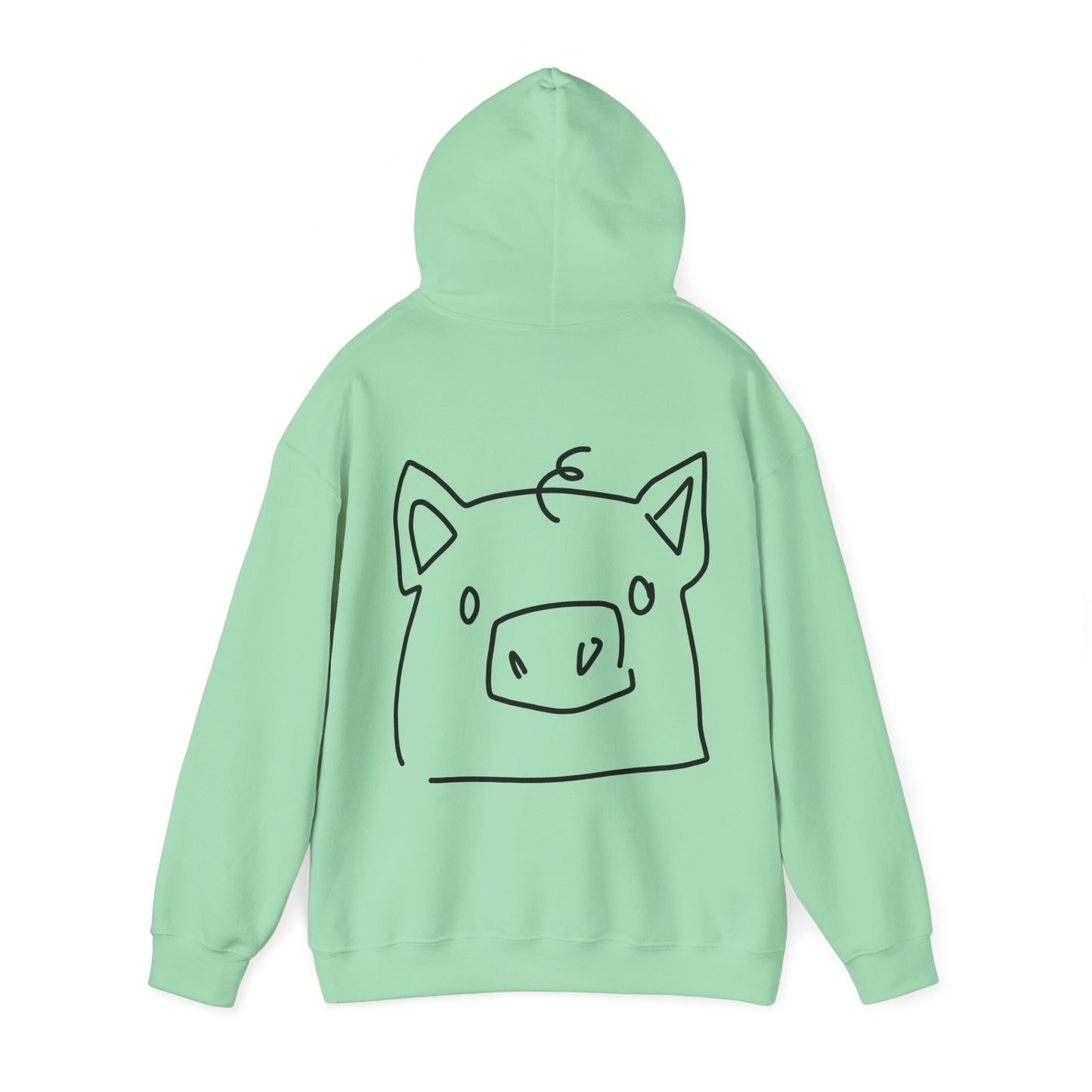 Piggy Face Unisex Hooded Sweatshirt - ALIQUOS