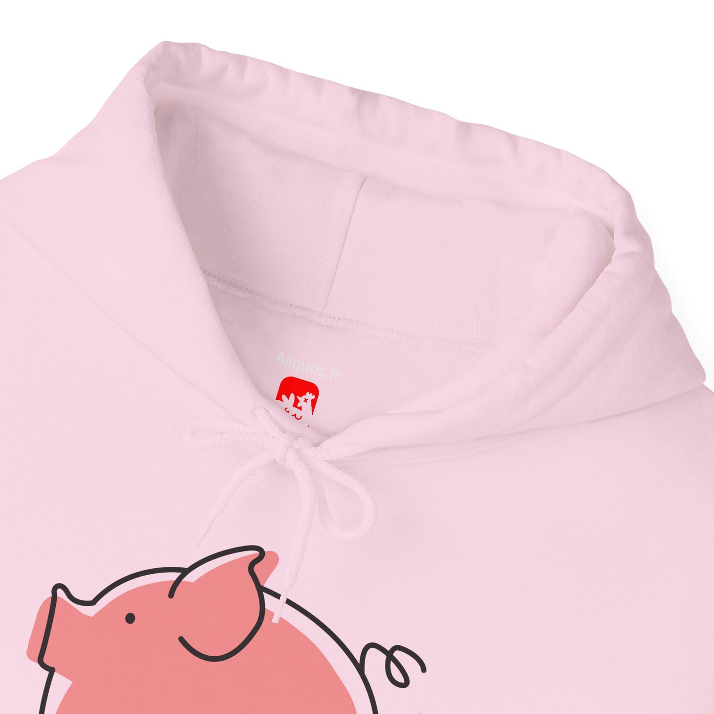 Pudgy Piggy Unisex Hooded Sweatshirt - ALIQUOS