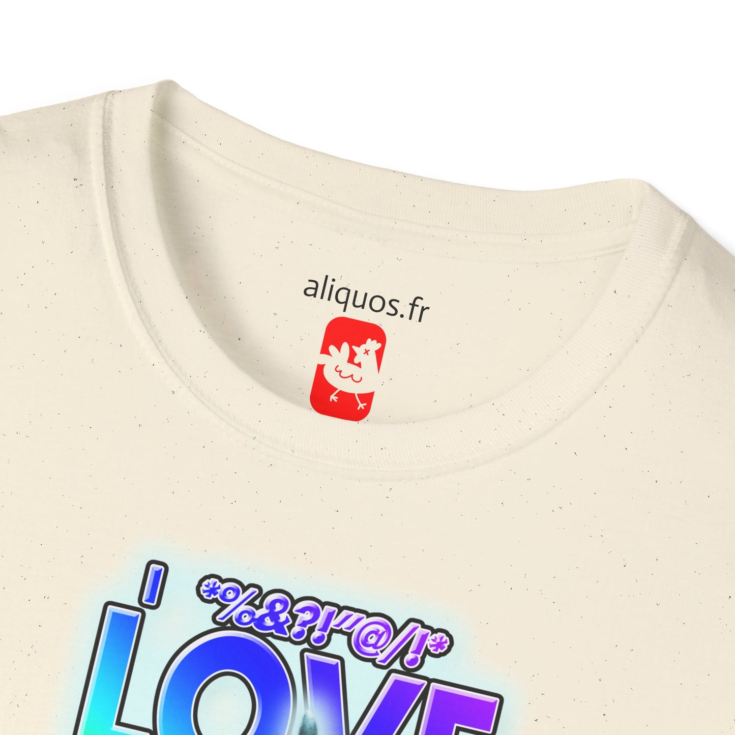 T-shirt unisexe - J'adore les requins - Aliquos