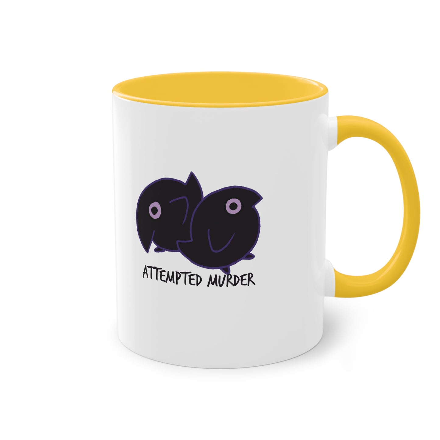 Two Tone Mug - Attempted Murder Design - ALIQUOS