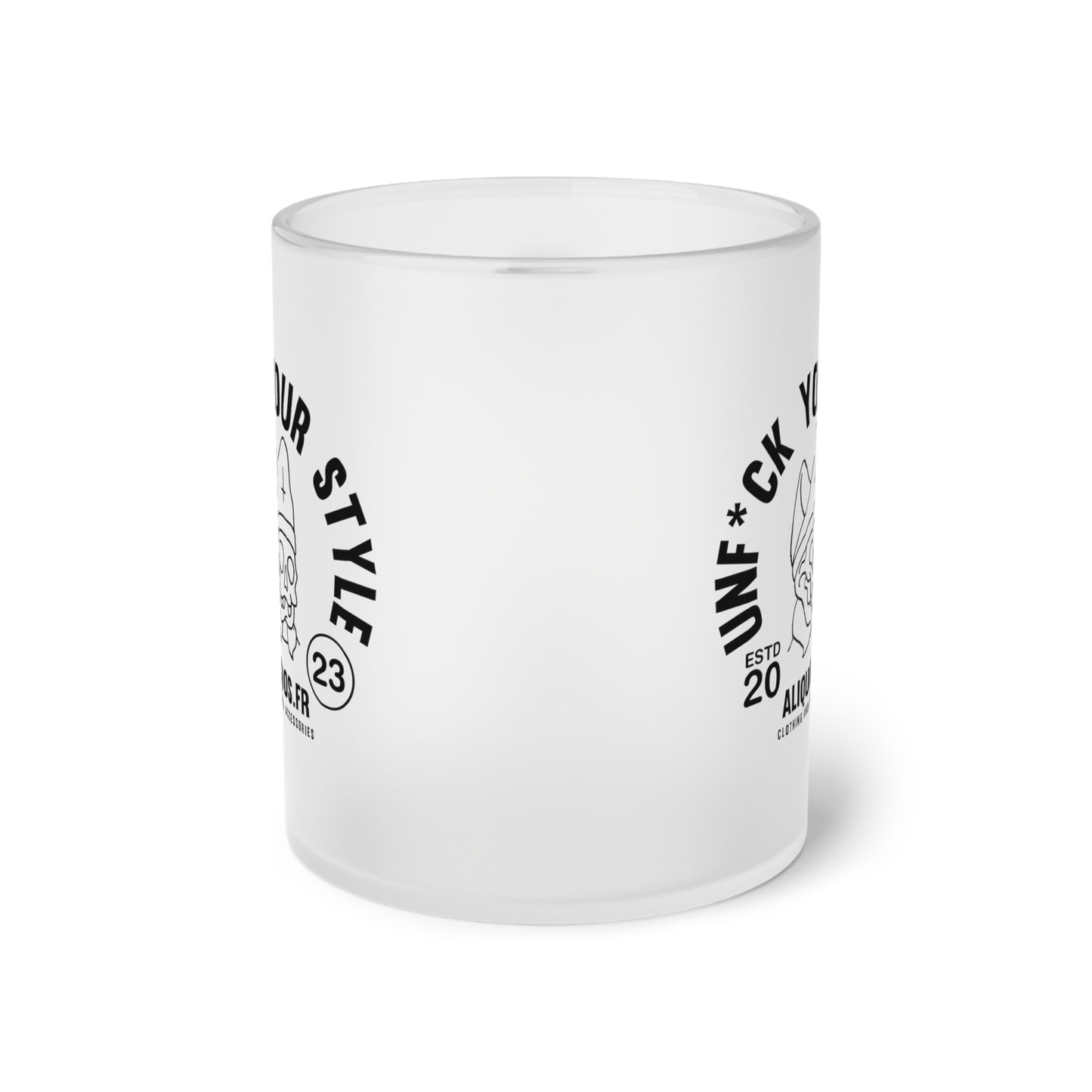 Evil Bishop Frosted Glass Mug - ALIQUOS