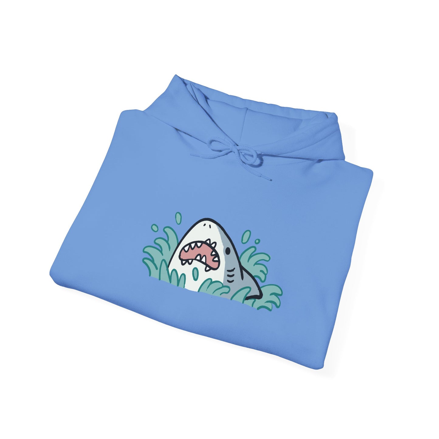 Unisex Hooded Sweatshirt - Surprise Shark - Aliquos