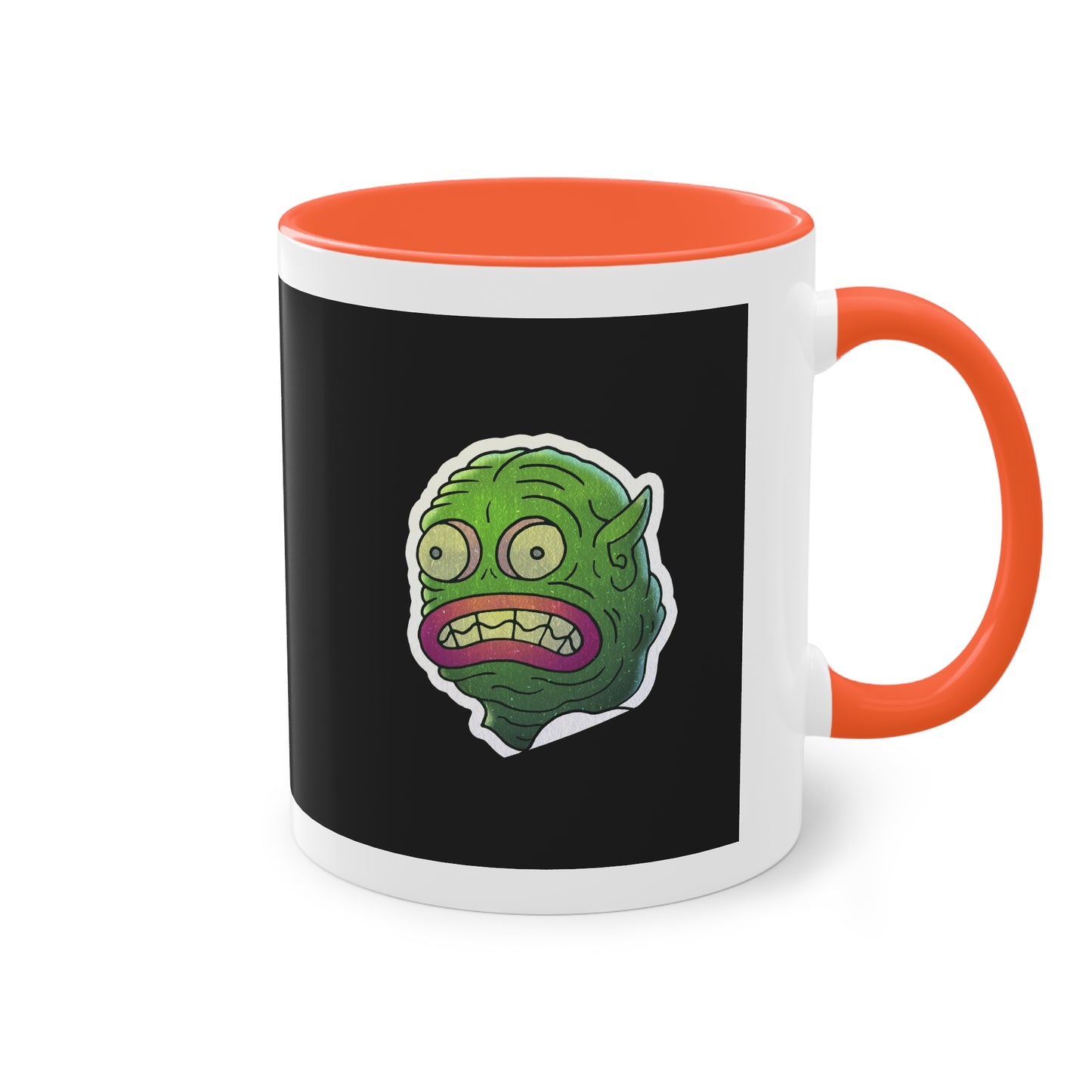 Two Tone Mug - Water Monster Design - ALIQUOS