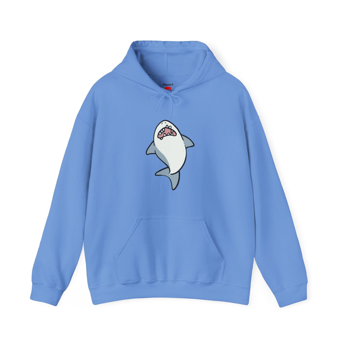 Sweat à capuche unisexe - Requin hurlant - Aliquos 