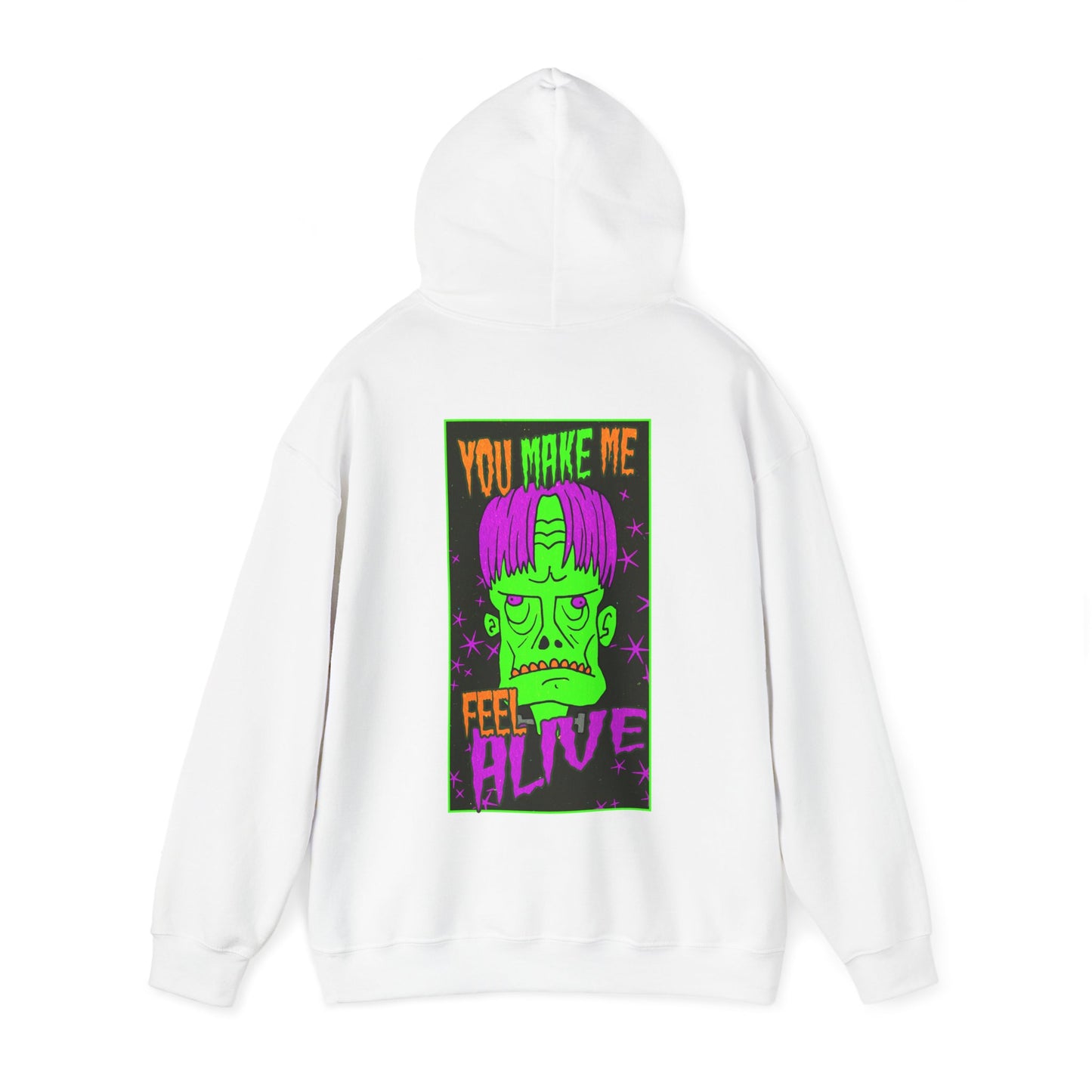 Unisex Hooded Sweatshirt - Frankenstein Monster Design - ALIQUOS