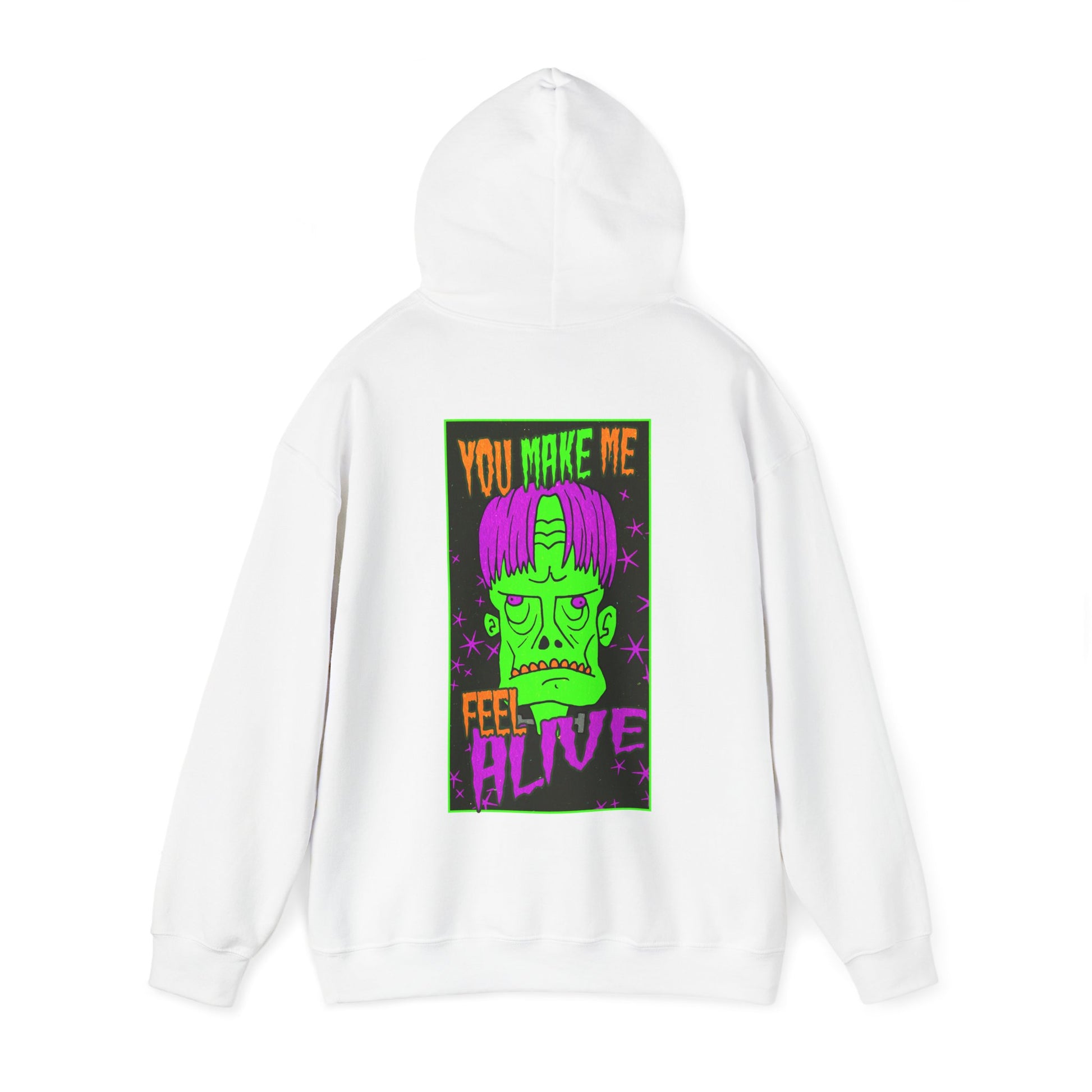 Unisex Hooded Sweatshirt - Frankenstein Monster Design - ALIQUOS