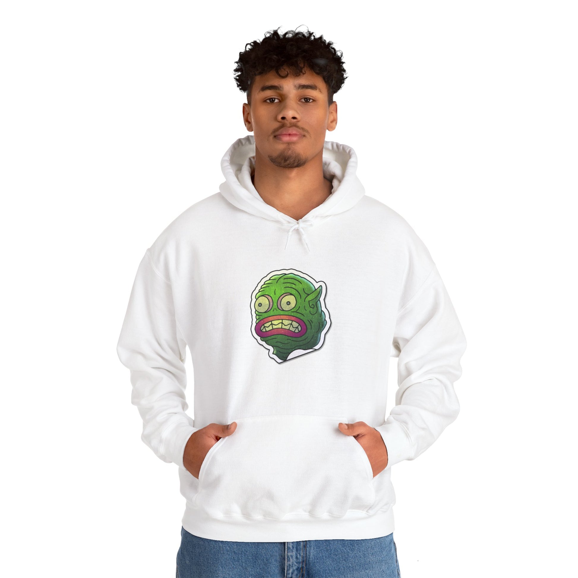 Unisex Hooded Sweatshirt - Water Monster Design - ALIQUOS