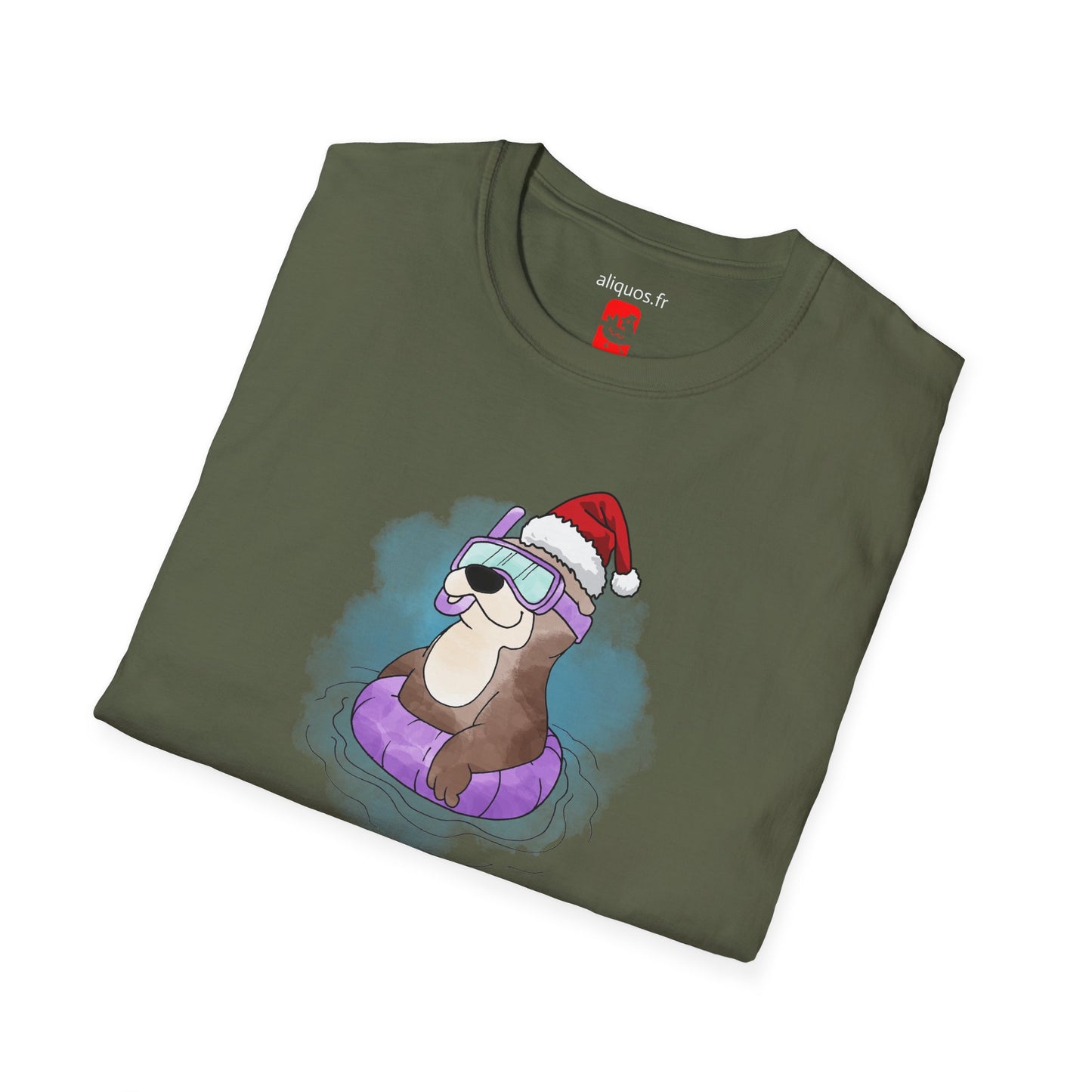 Unisex T-Shirt - Christmas Otter 4