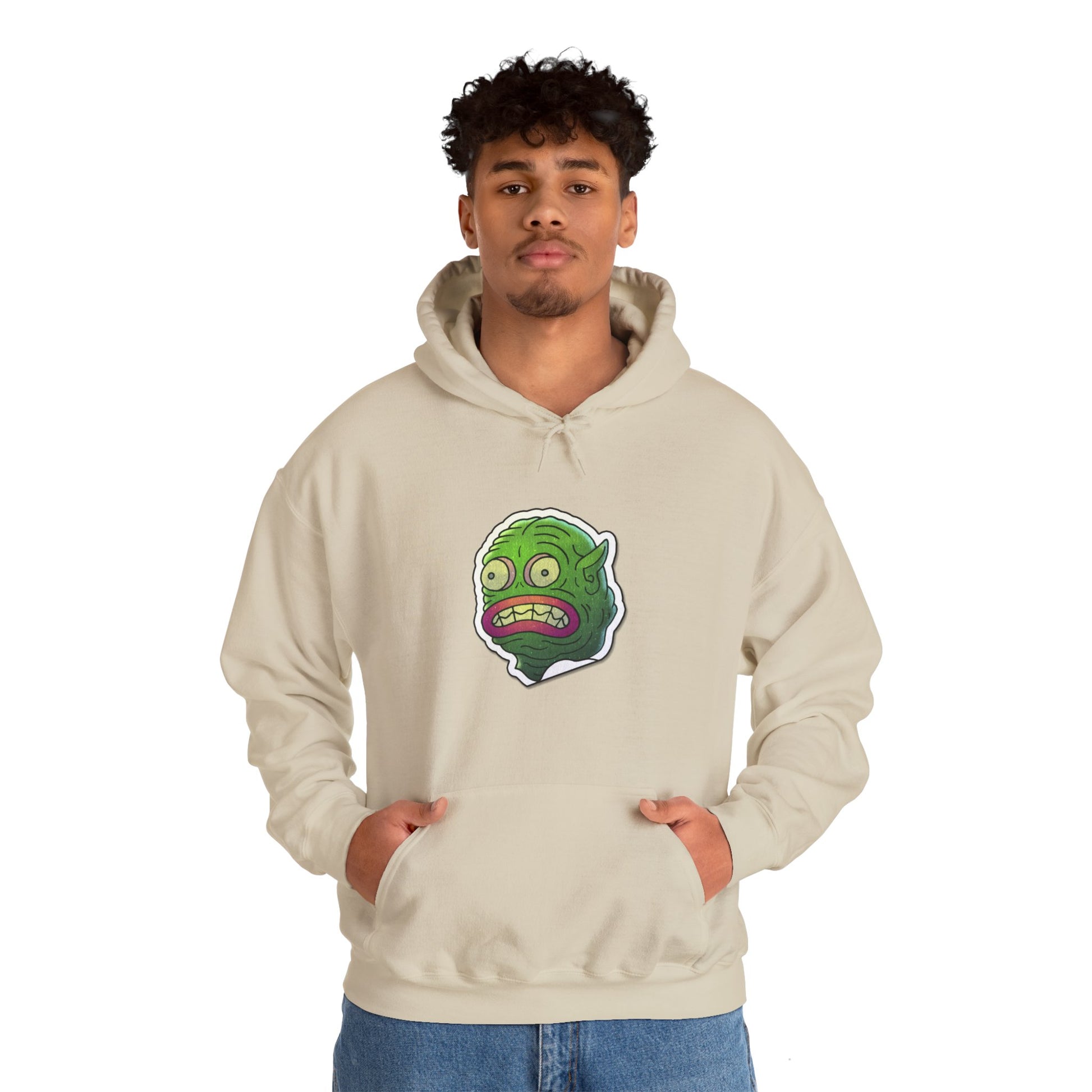Unisex Hooded Sweatshirt - Water Monster Design - ALIQUOS