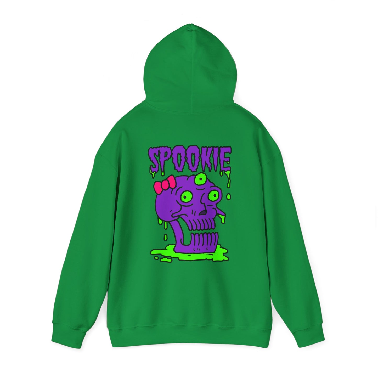 Unisex Hooded Sweatshirt -  Three-Eyed Skull 'Spookie' Design - ALIQUOS